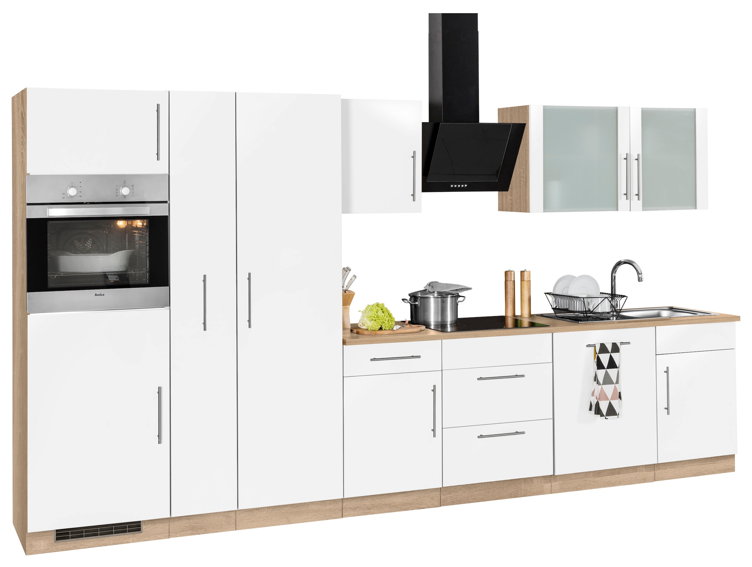 wiho Küchen Küchenzeile »Cali«, mit E-Geräten, Breite 360 cm bestellen  online bei OTTO