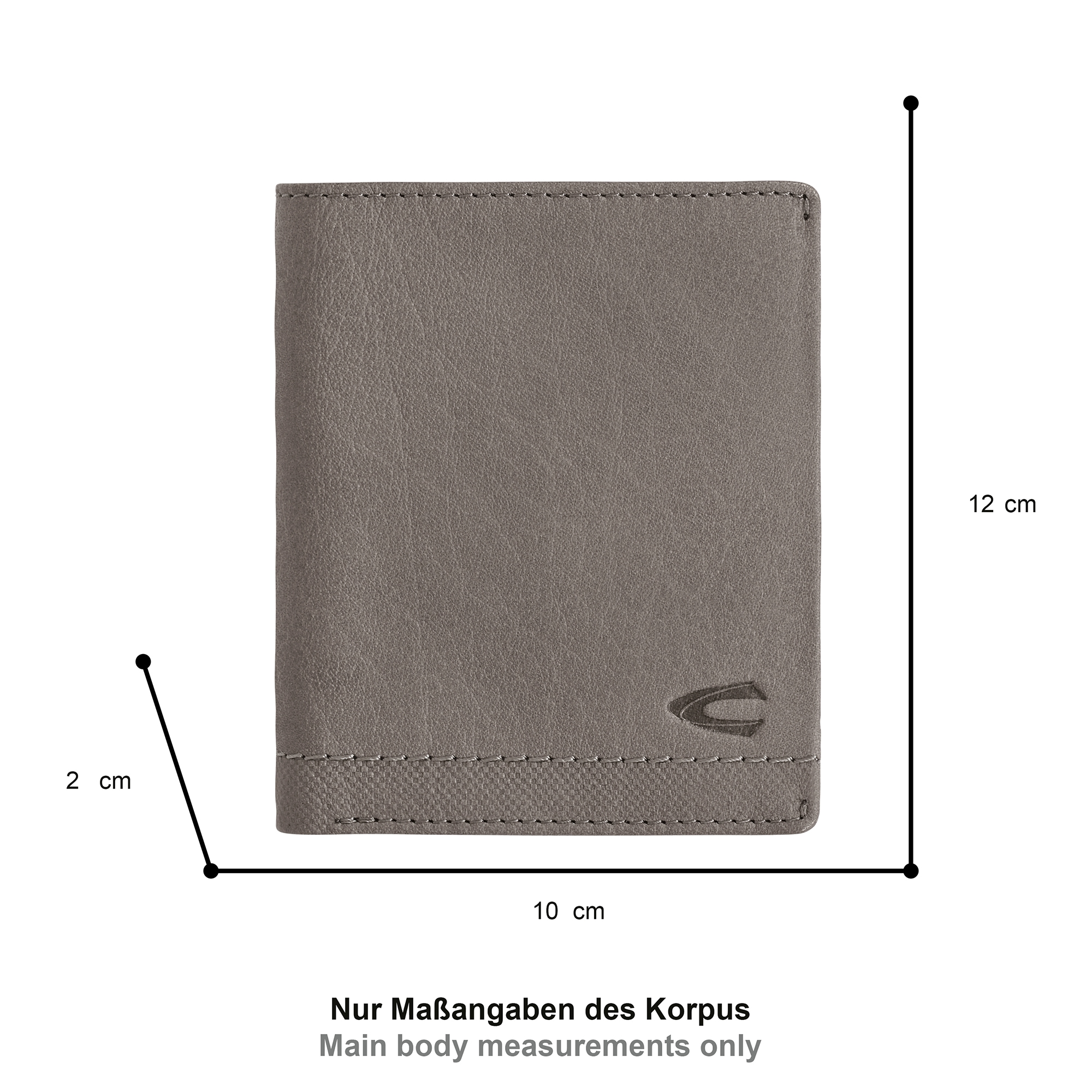 camel active Geldbörse »Nimbus« weich genarbtes Leder mit leicht abgesetzten Ziernähten, RFID Schutz