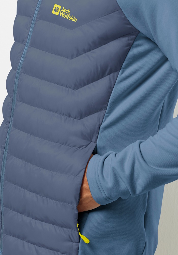 Jack Wolfskin Hybridjacke »ROUTEBURN PRO HYBRID M«, mit Kapuze