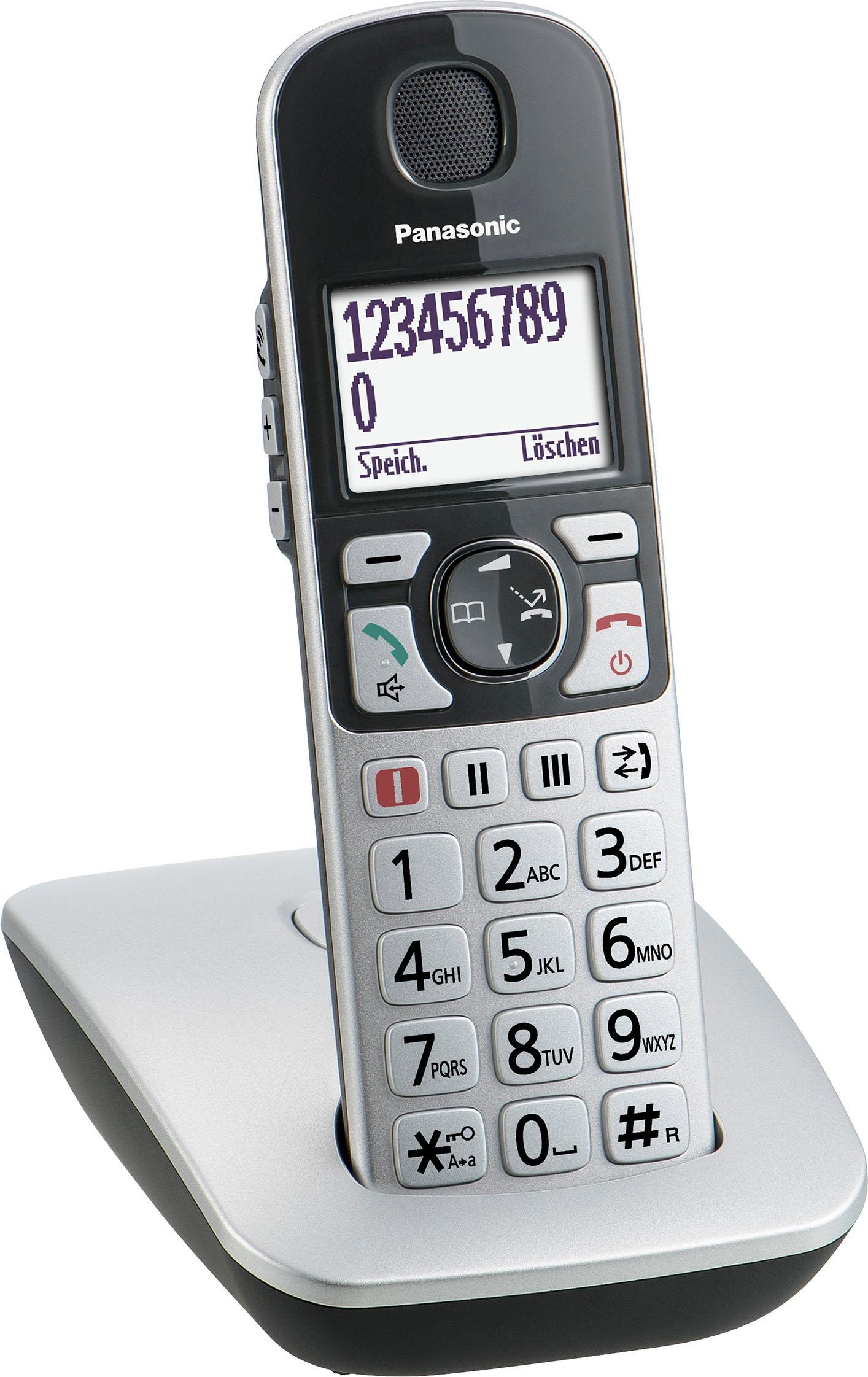 Panasonic Seniorentelefon »KX-TGE510«, (Mobilteile: 1)