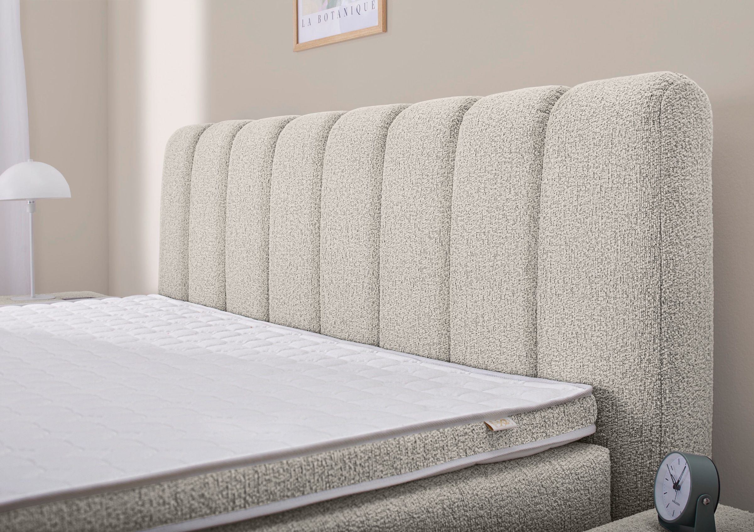 Jockenhöfer Gruppe Boxspringbett »Tilda, wahlweise mit oder ohne Bettkasten« inkl. 7-Zonen-TTFK-Matratze, Kaltschaumtopper, 180x200cm
