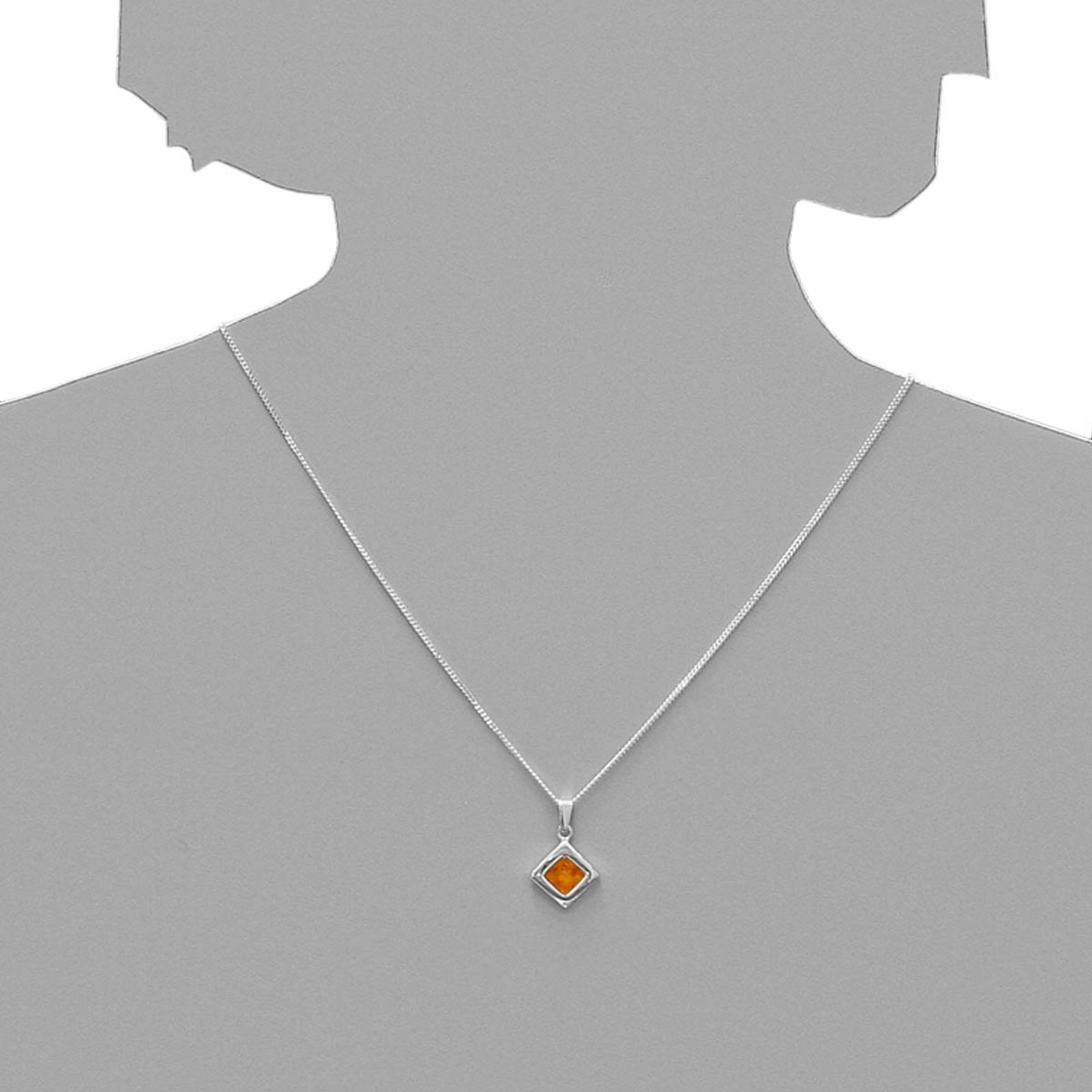 OSTSEE-SCHMUCK Kettenanhänger »- Alvina - Silber 925/000 - Bernstein«