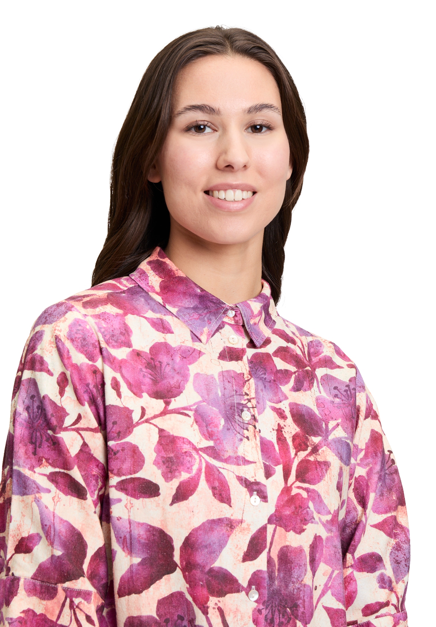 Cartoon Klassische Bluse »Leinenbluse mit Kragen«