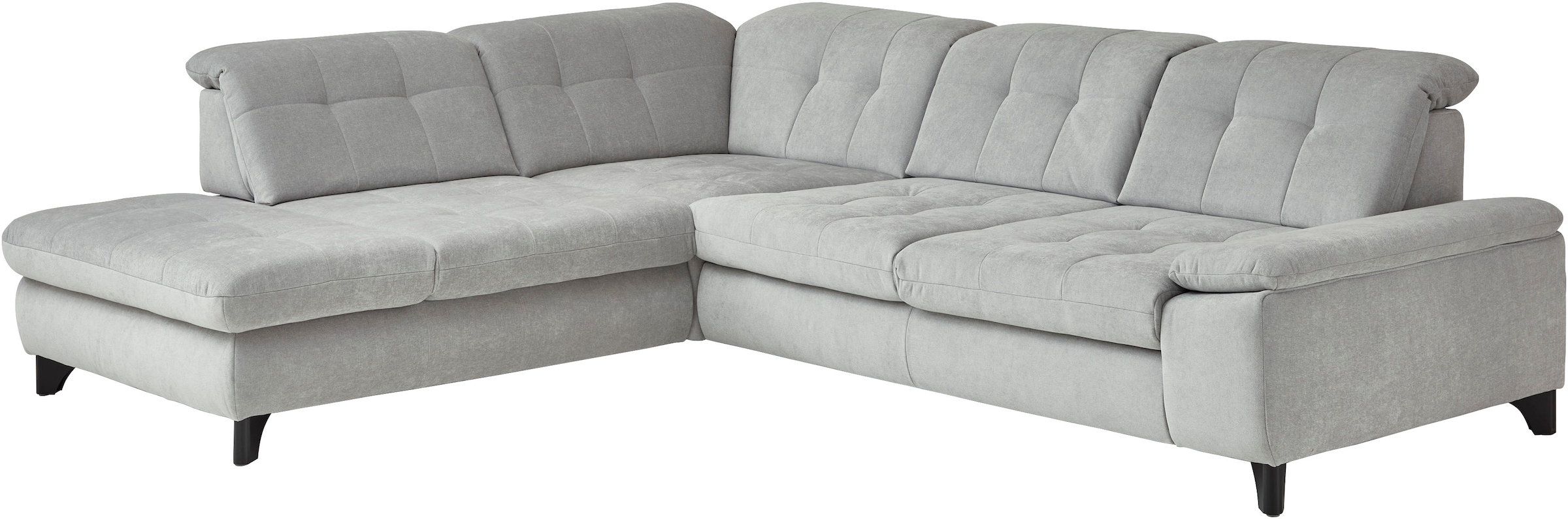 Die PlanBar Ecksofa »MP-IN18012 L-Form mit Kaltschaum-Polsterung« Sitztiefenverstellung, optional Kopfteilverstellung & Schlaffunktion