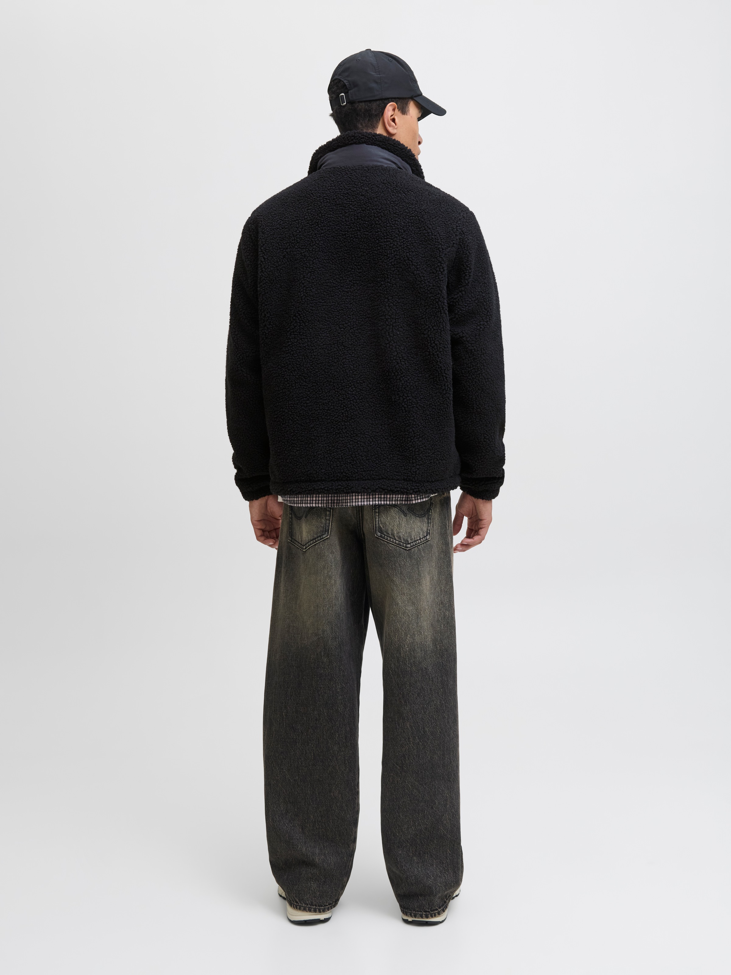 Jack & Jones Fleecejacke »JJESOHO TEDDY JACKET NOOS«, ohne Kapuze