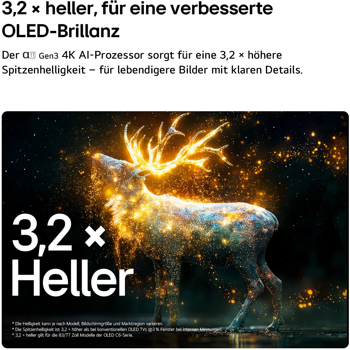 LG OLED-Fernseher »OLED83C69LB« 210 cm/83 ″ Smart-TV