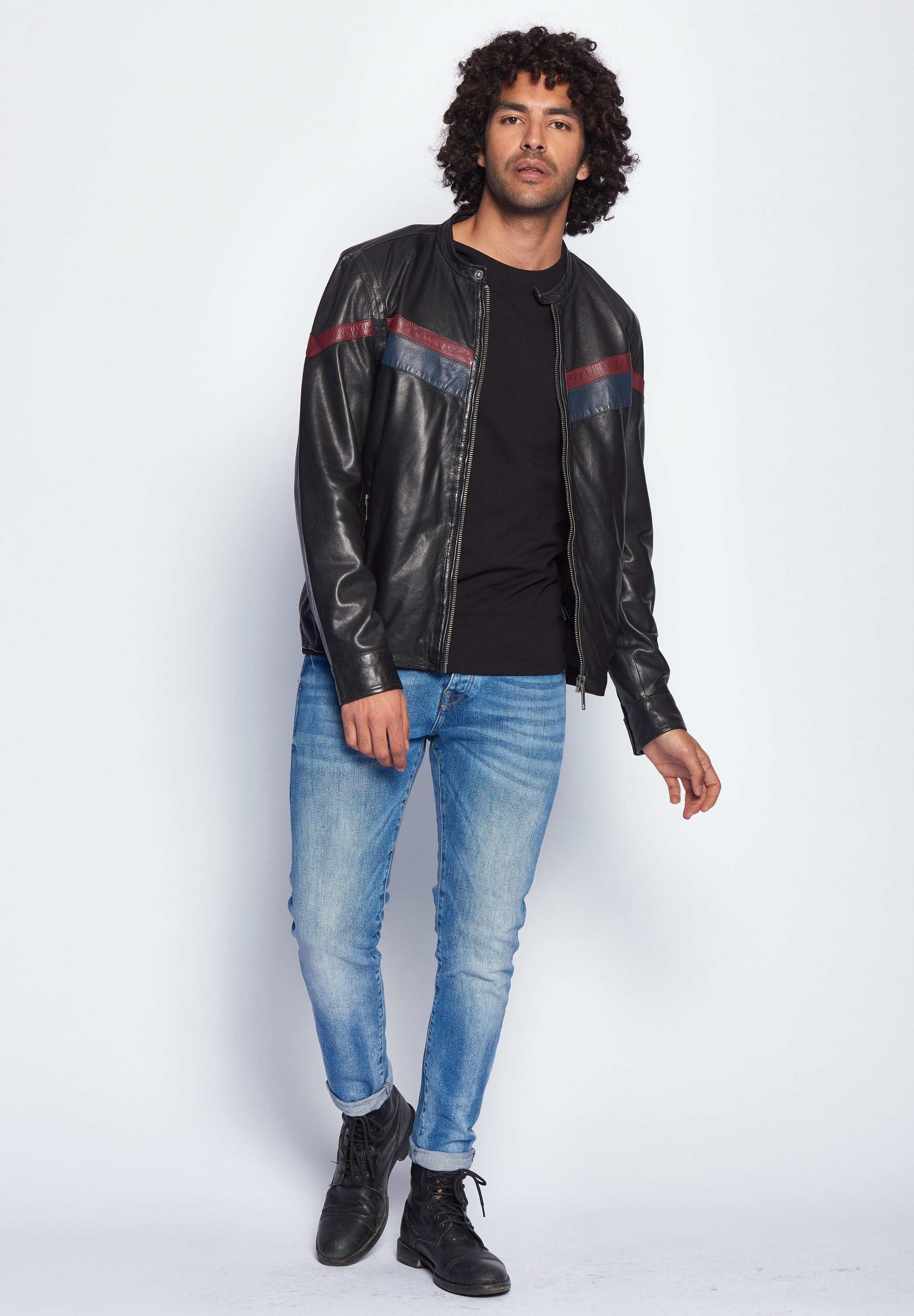 Maze Lederjacke »Lederjacke Vail«