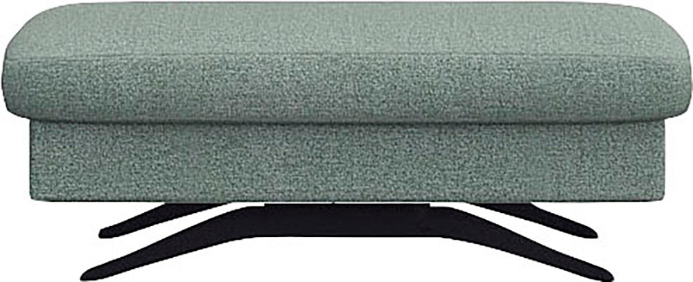 FLEXLUX Pouf »Glow Sitzhocker, Polsterhocker«, Hocker mit Stauraum, Fuß schwarz
