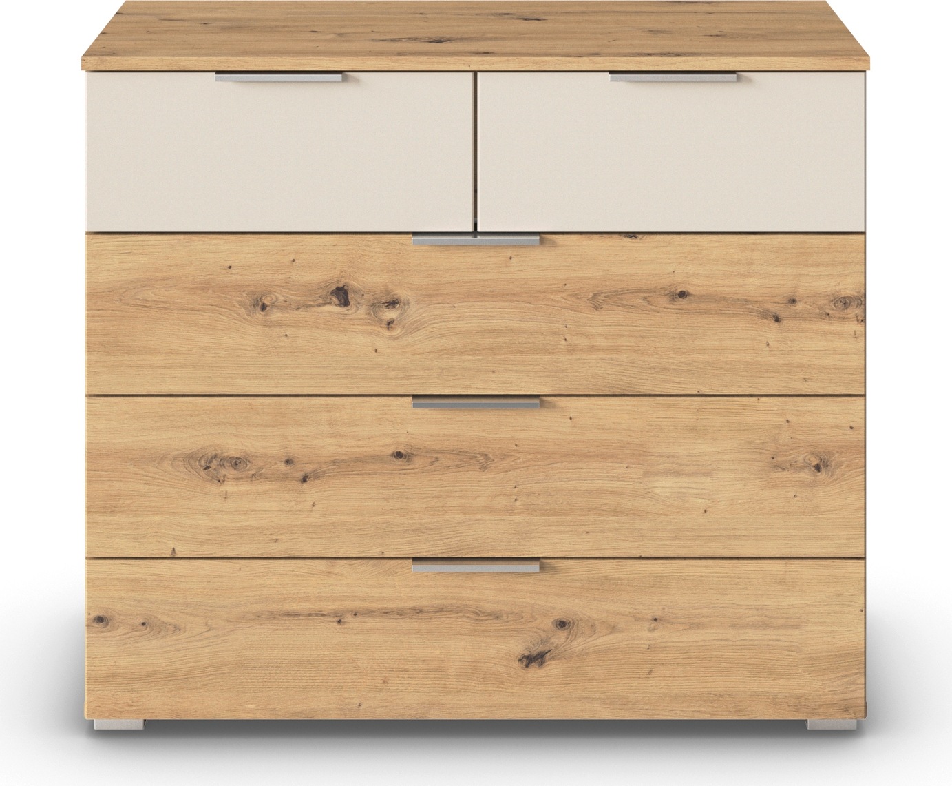 rauch Schubkastenkommode »Monza Sideboard Kommode Wäscheschrank«, mit 5 geräumigen Schubkästen in trendigen Farbkombinationen