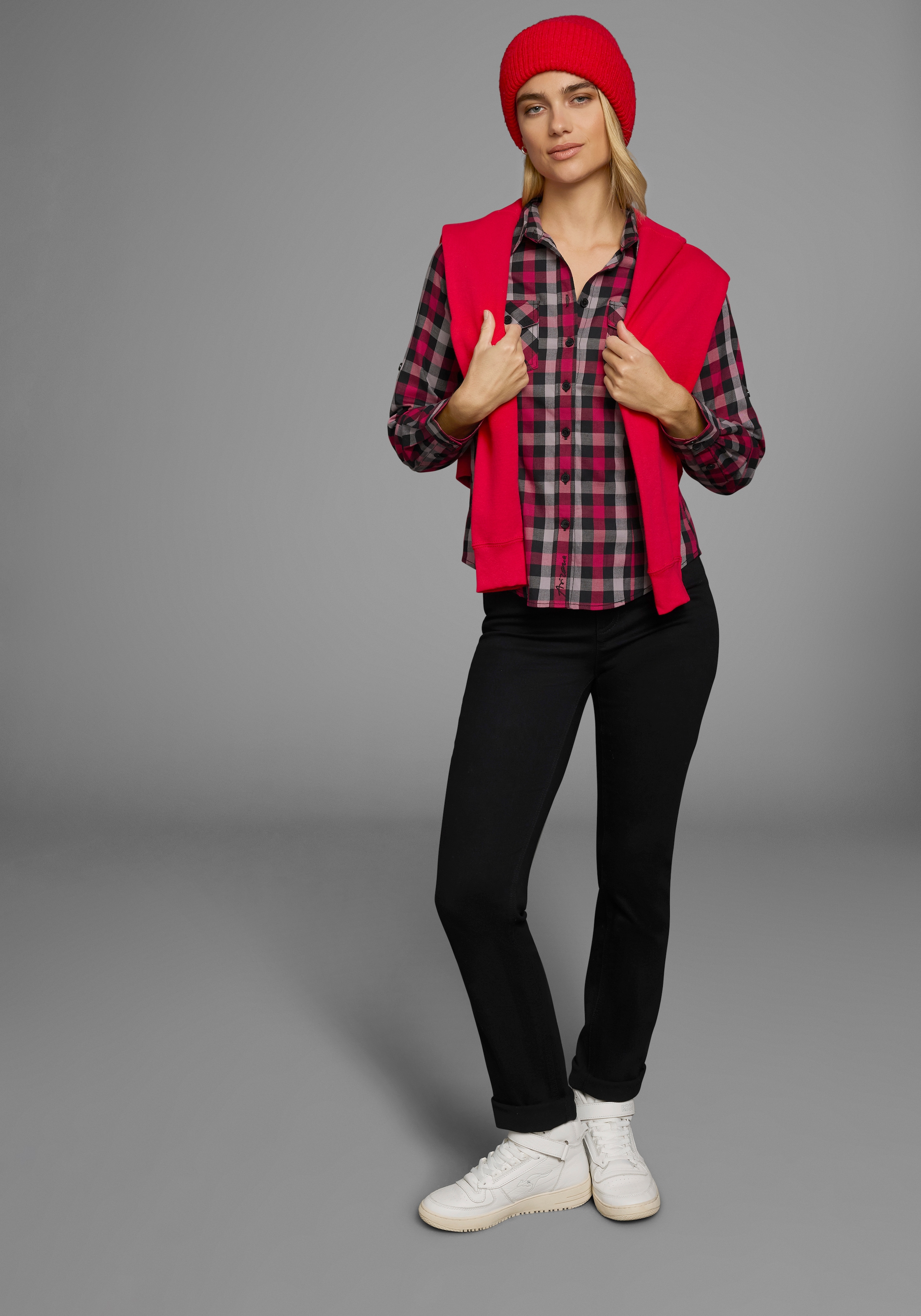 Arizona Karobluse, Lässiger-Holzfäller-Look