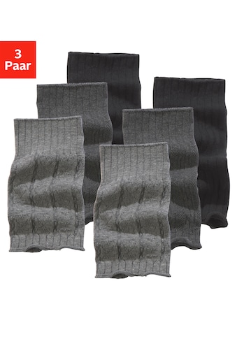 Stulpensocken, (Set, 3 Paar)