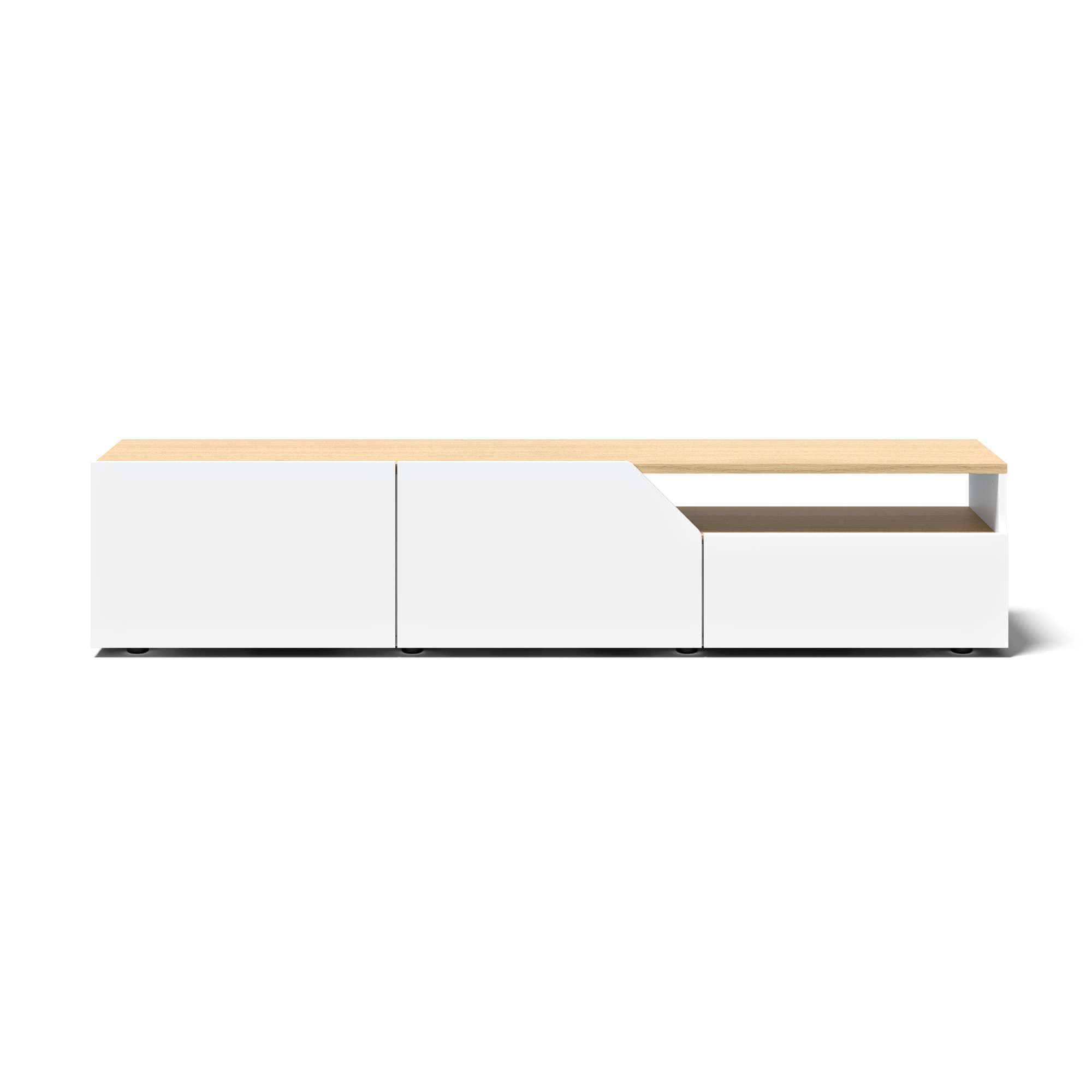 TemaHome TV-Bank »Verone TV Tisch, platsparendes Design, Lowboard,«, praktische Türen, offenes Fach, Breite 180 cm