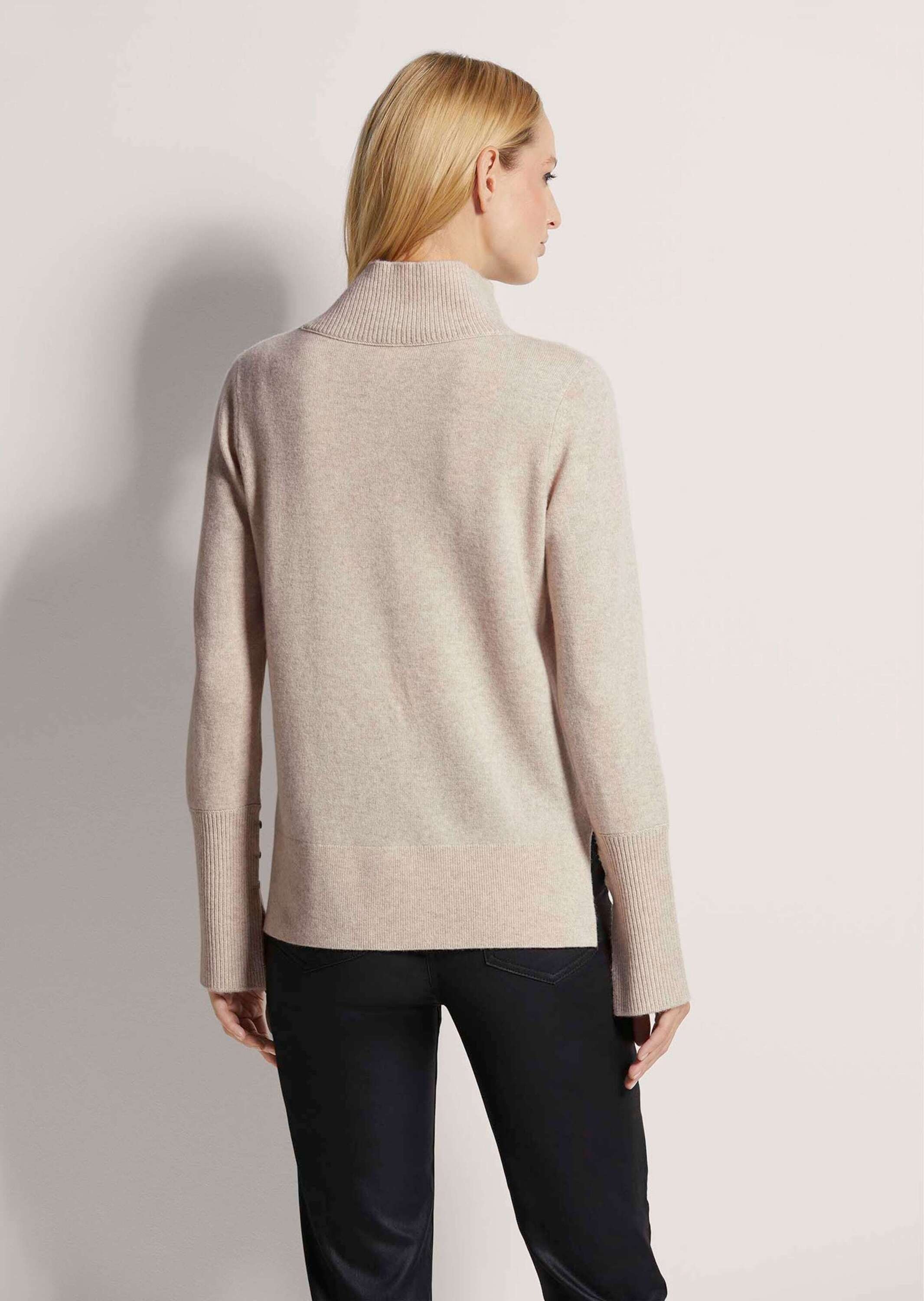 MADELEINE Longpullover »Pullover Stehkragen-Pullover«