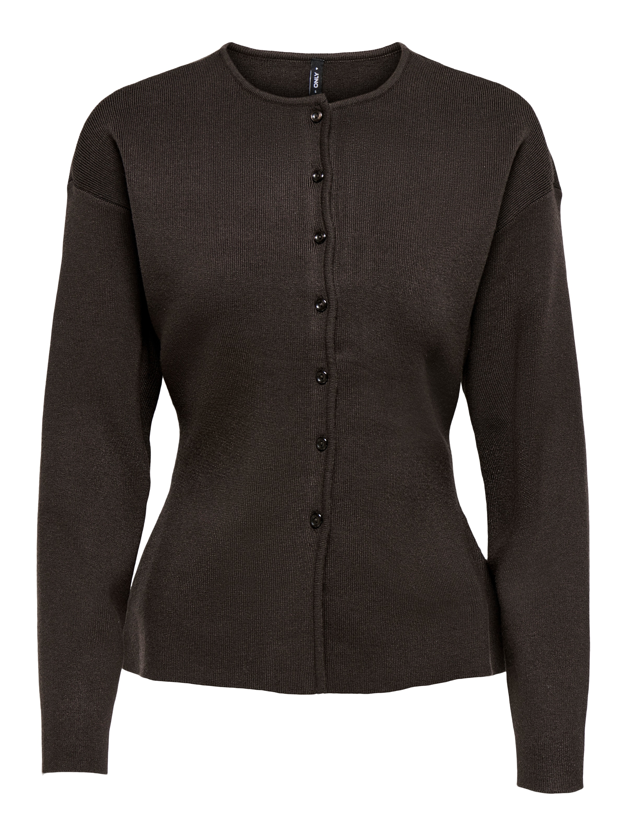 ONLY Strickjacke »ONLLUCY LS O-NECK CARDIGAN EX KNT« Materialmix, regular fit, Rundhals