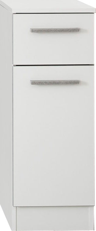Saphir Unterschrank »Quickset 953 Badschrank mit 1 Tür und 1 Schublade, 30 cm breit«, Badezimmer-Unterschrank inkl. Türdämpfer, Griffe in Betonoptik