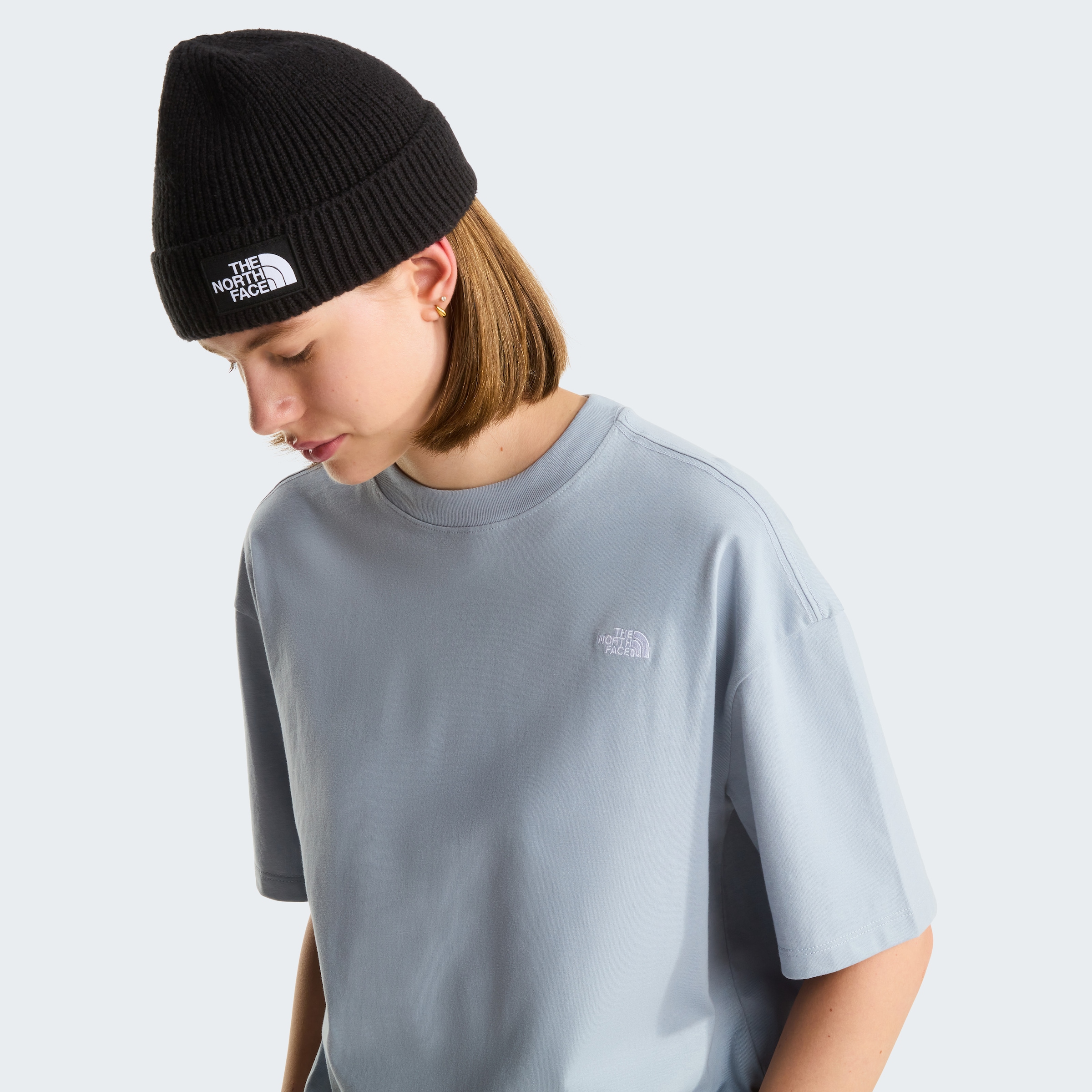 The North Face T-Shirt »W TNF ESSENTIAL SIMPLE DOME OS SS TEE« sportlicher Stil, für aktive Aktivitäten, Kurzarm