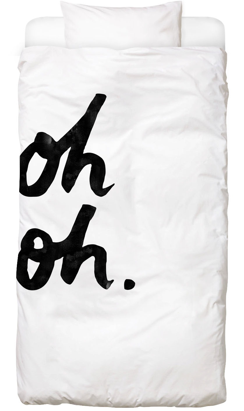 Juniqe Bettwäsche »Oh Oh«, In vielen weiteren Designs erhältlich