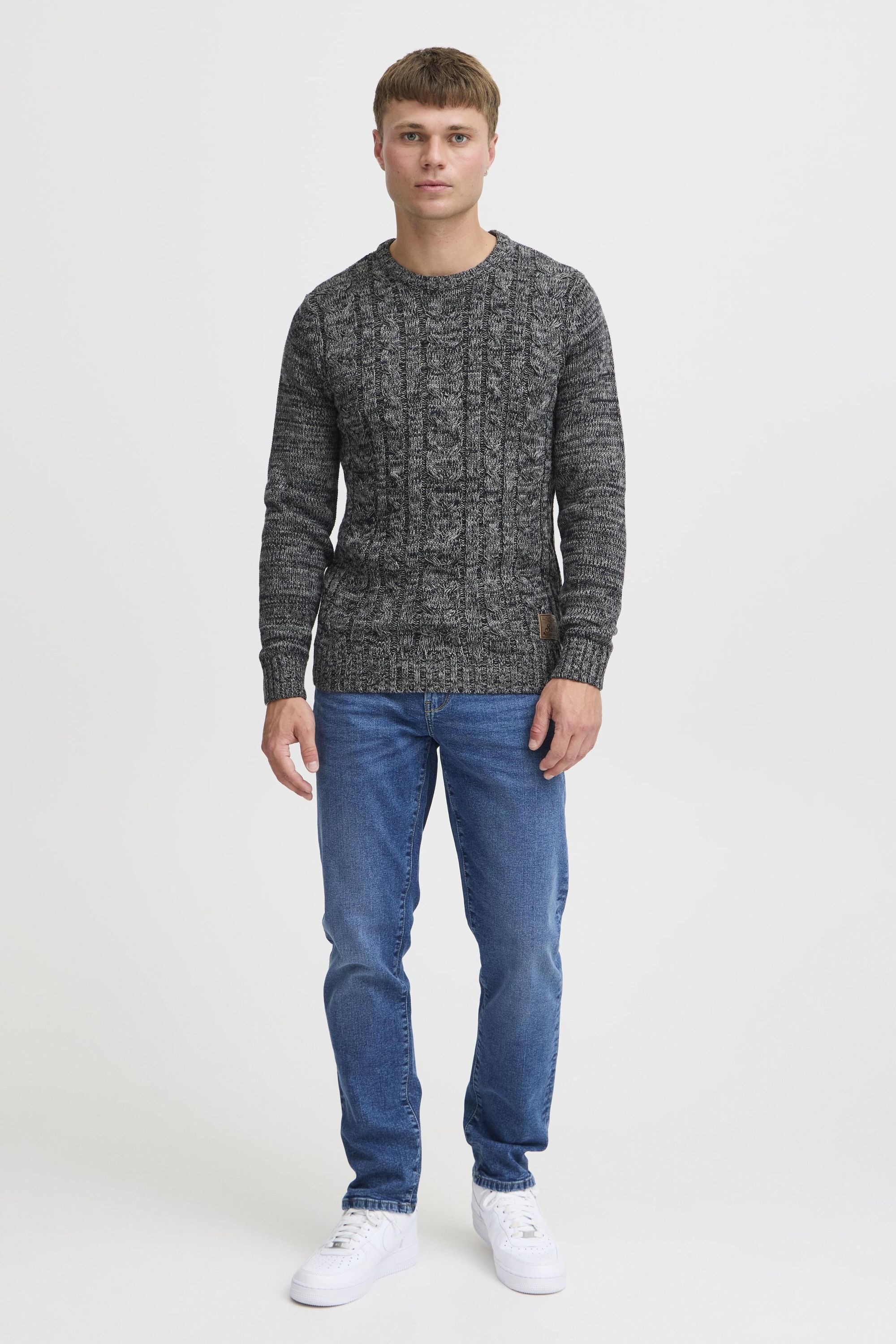 !Solid Strickfleece-Pullover »Strickpullover SDPhilemon«
