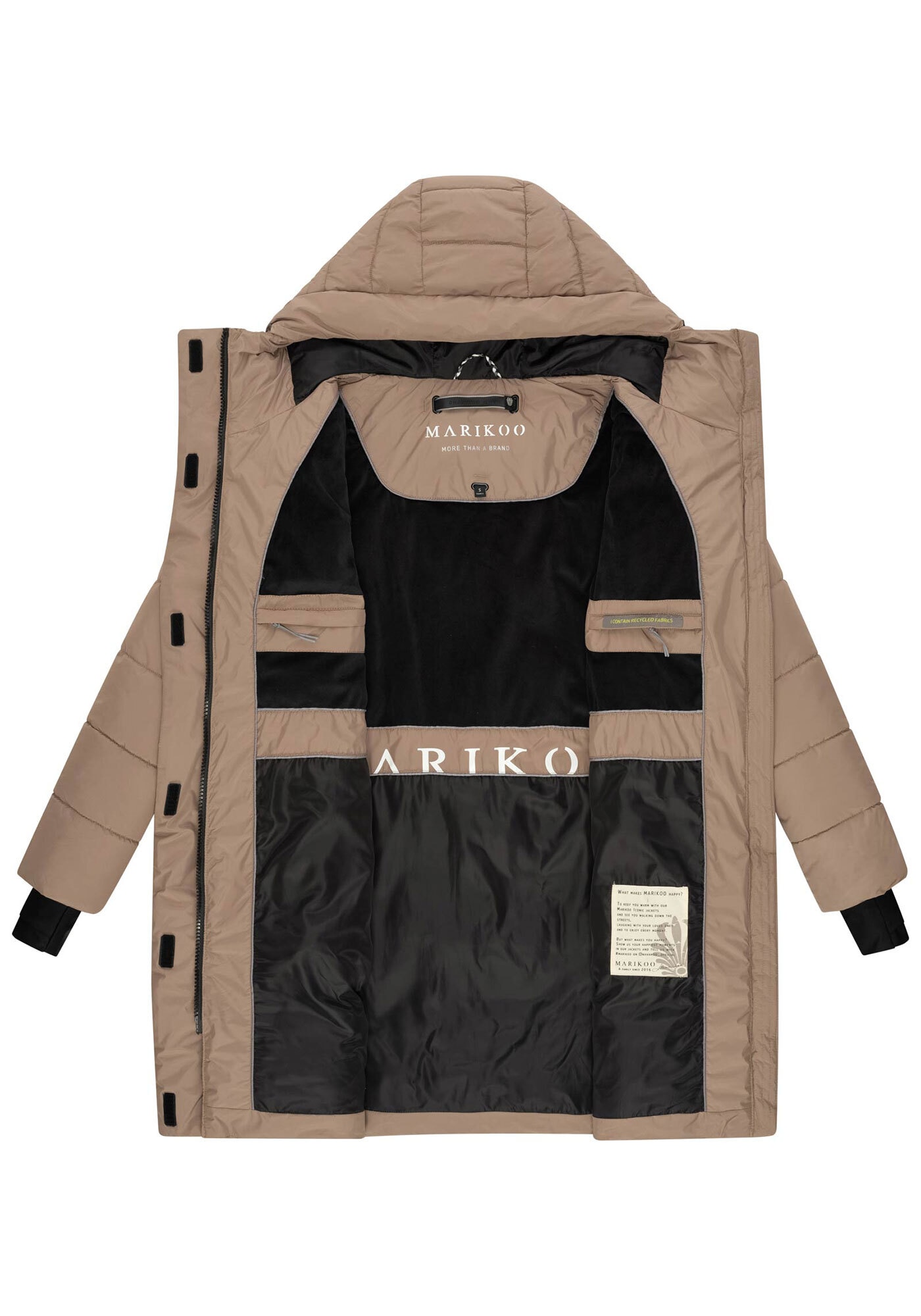 Marikoo Winterjacke »Marikoo Kaituu Damen Winter Steppjacke N008«