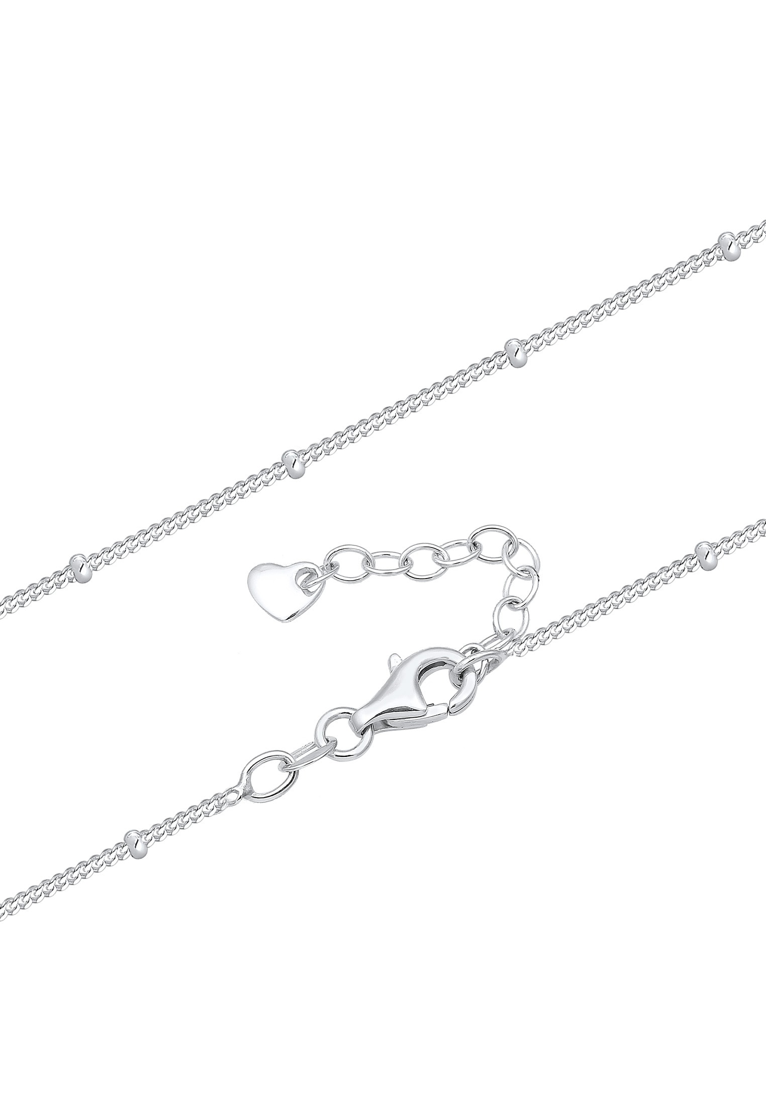 Elli Kette mit Anhänger »Halskette Kugelkette Kreuz Marienbild 925 Sterling Silber«