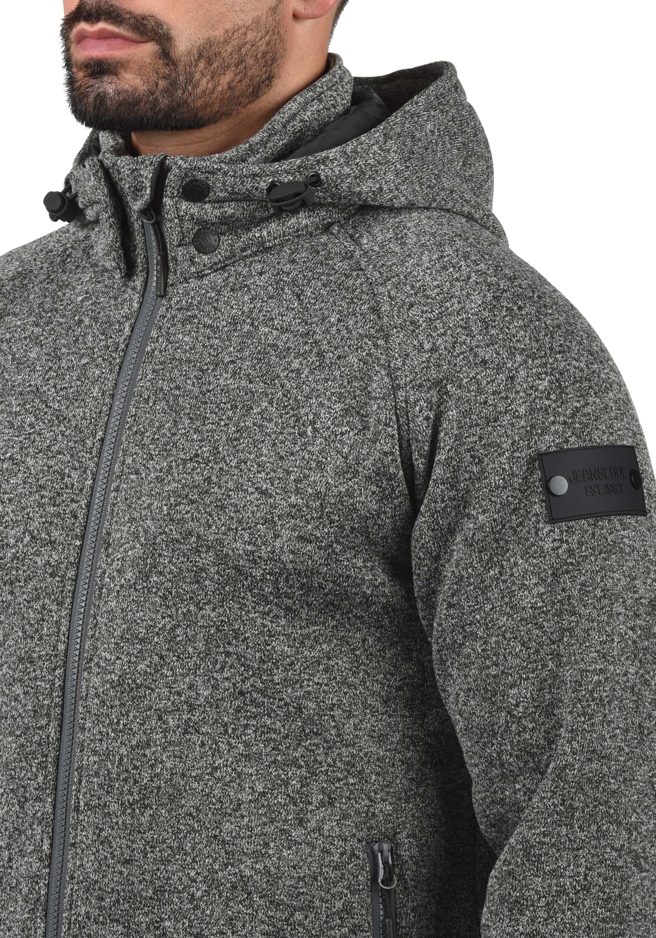 Indicode Fleecejacke »Kapuzensweatjacke IDChillingworth«, mit Kapuze