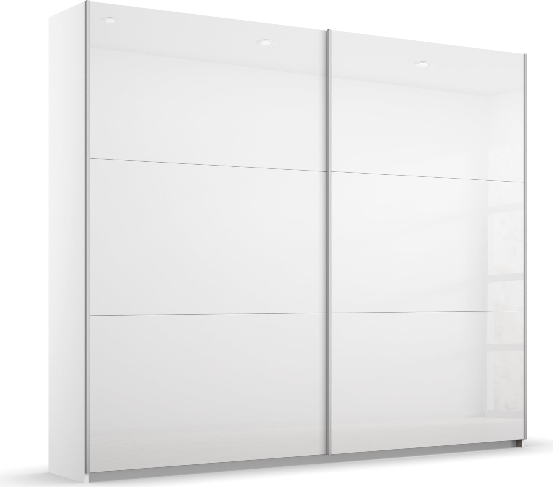 rauch Schwebetürenschrank »Aurelio Schlafzimmerschrank BESTSELLER im Schlafzimmer Garderobe«, Kleiderschrank in geradlinigem Design mit Dekor- oder Hochglanz-Front