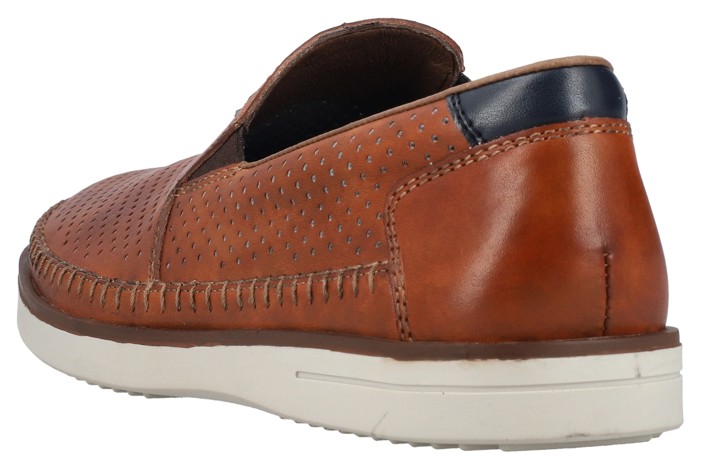 Rieker Slipper, Loafer, Schlupfschuh mit kleinen Stretcheinsätzen