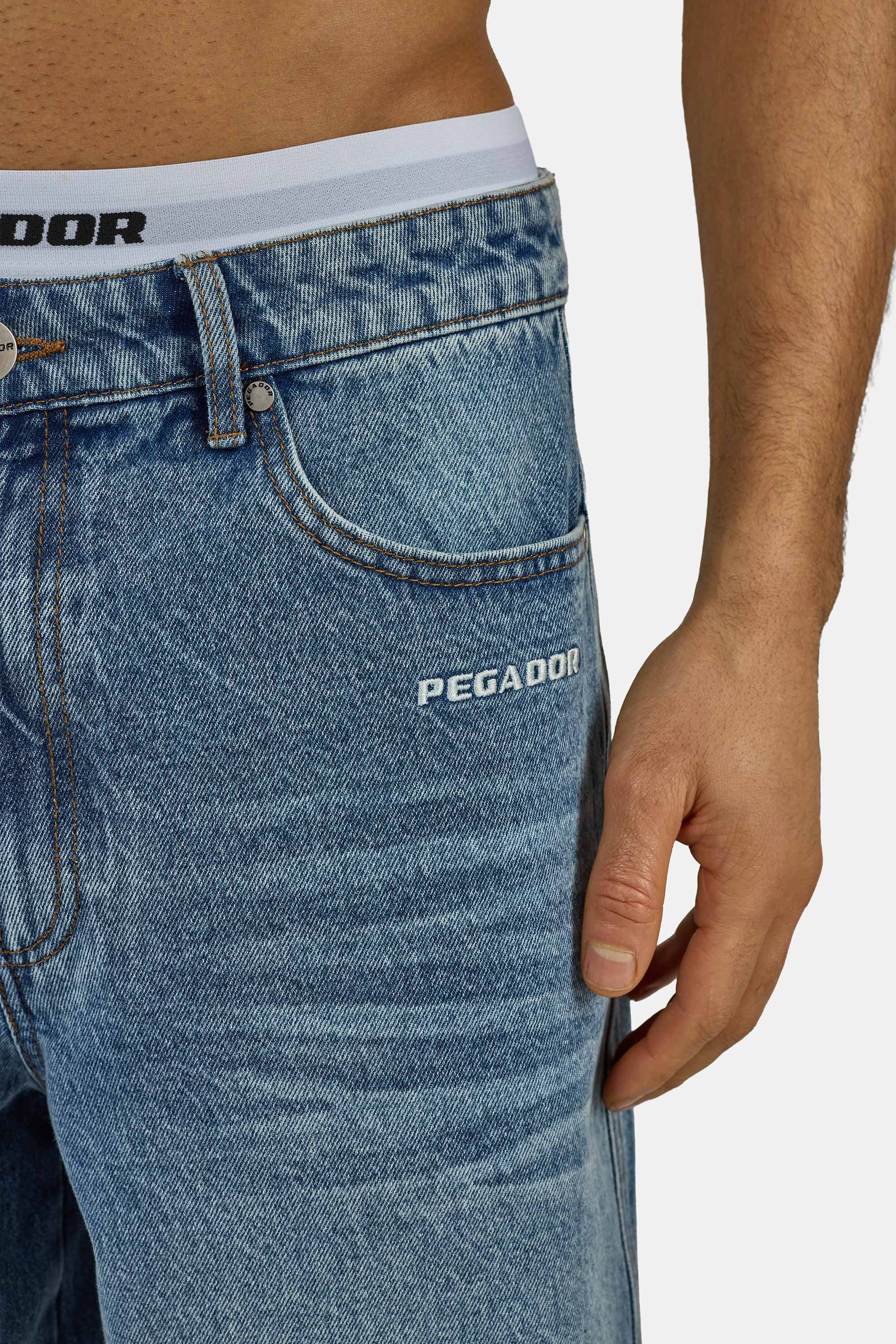PEGADOR Jeansshorts »Kolar Jorts« Baumwolle, regular fit