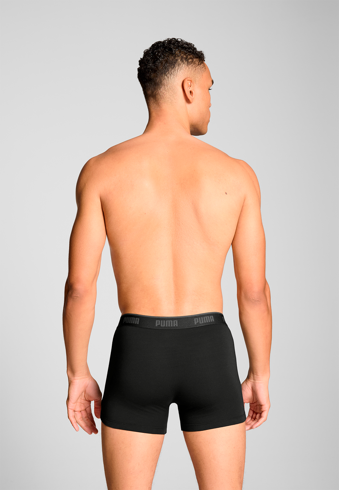 PUMA Boxershorts »PUMA MEN EVERYDAY BASIC BOXERS 3P«, (3er Pack), Komfortabler elastischer Logobund
