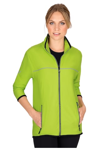 Trainingsjacke »TRIGEMA Praktische Sportjacke aus Microfaser«, (1 St.)