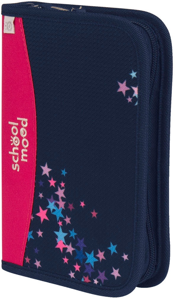 SCHOOL-MOOD® Schulranzen »Rebel Air+, Leni (Hund)«, retroreflektierende Flächen, aus recyceltem Material