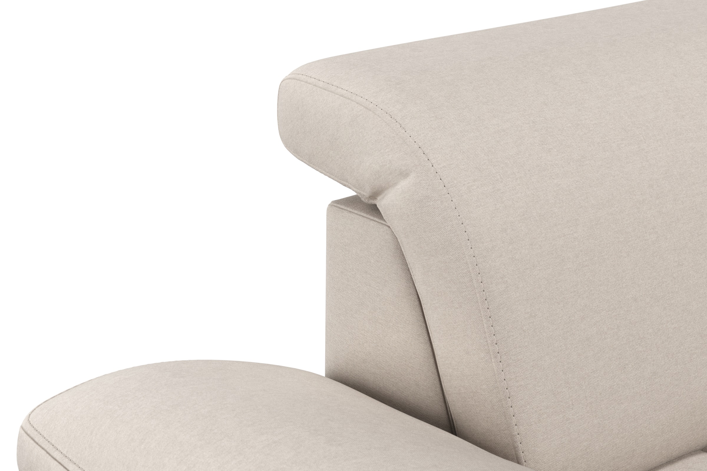 sit&more Ecksofa »Cool L-Form«, wahlweise mit Kopfteilverstellung und Vorziehsitz motorisch
