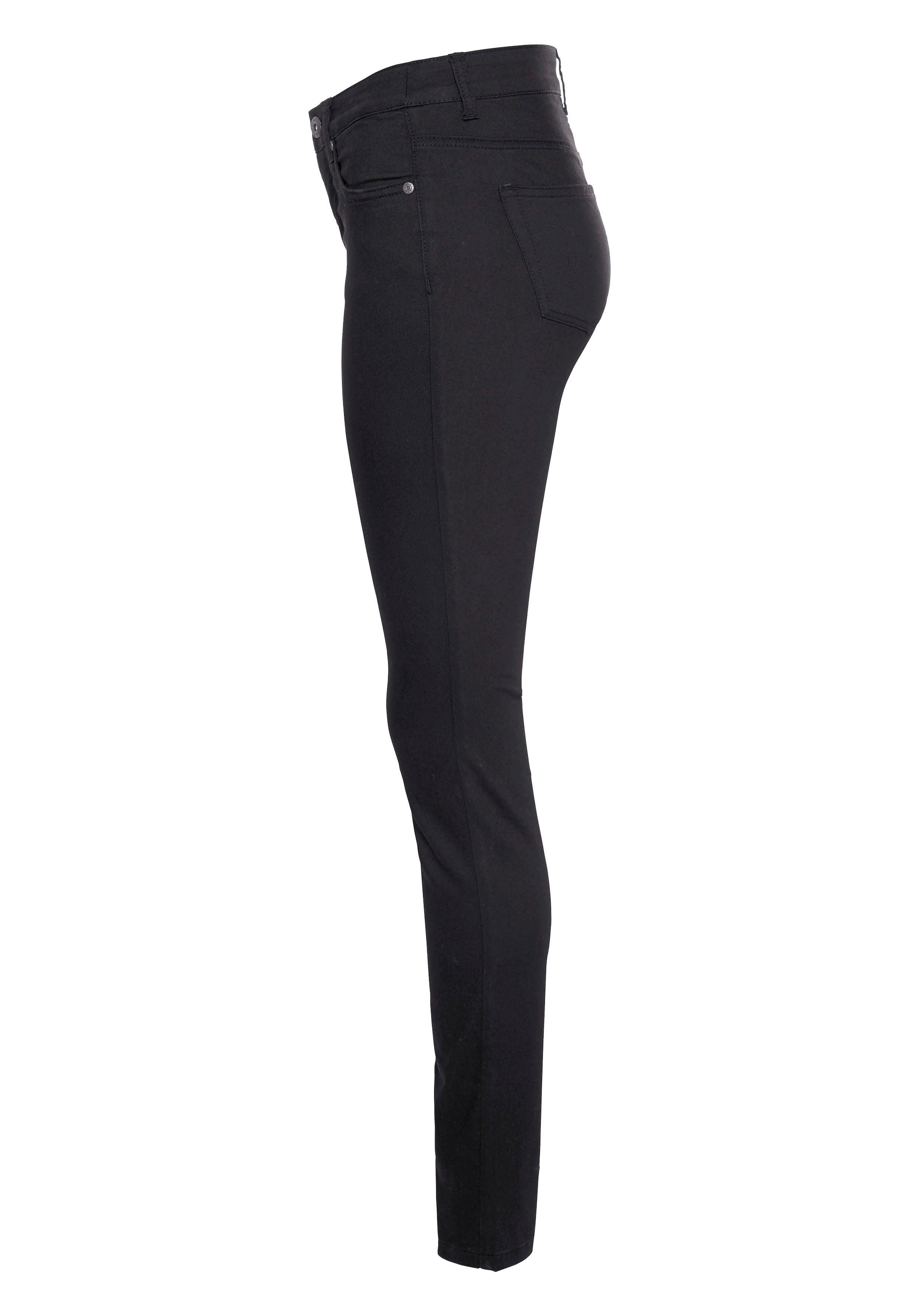 Arizona Slim-fit-Jeans »Shaping«, enge Passform, Röhrenjeans, Used-Look-Waschung, hohe Leibhöhe