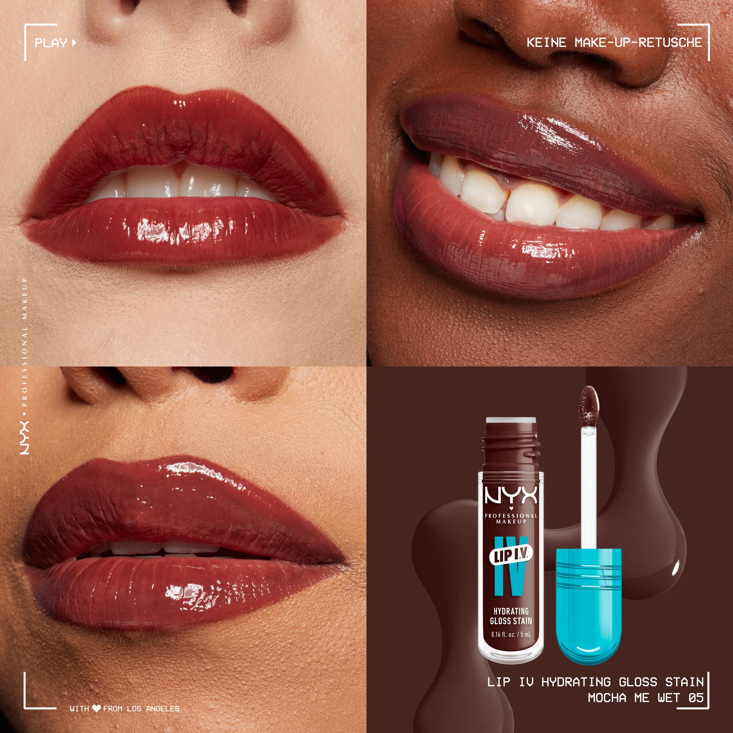 NYX Lipgloss »NYX Professional Makeup Lip IV Gloss Serum Lipgloss«