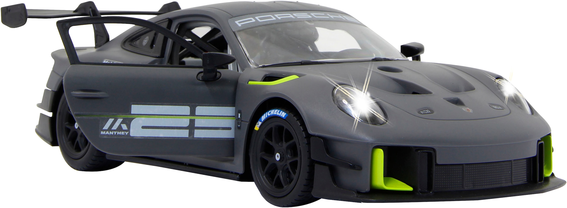 Jamara Modellbausatz »RC-Auto Porsche 911 GT2 RS Clubsport 25 1:18 grau 2,4 GHz«, 1:18