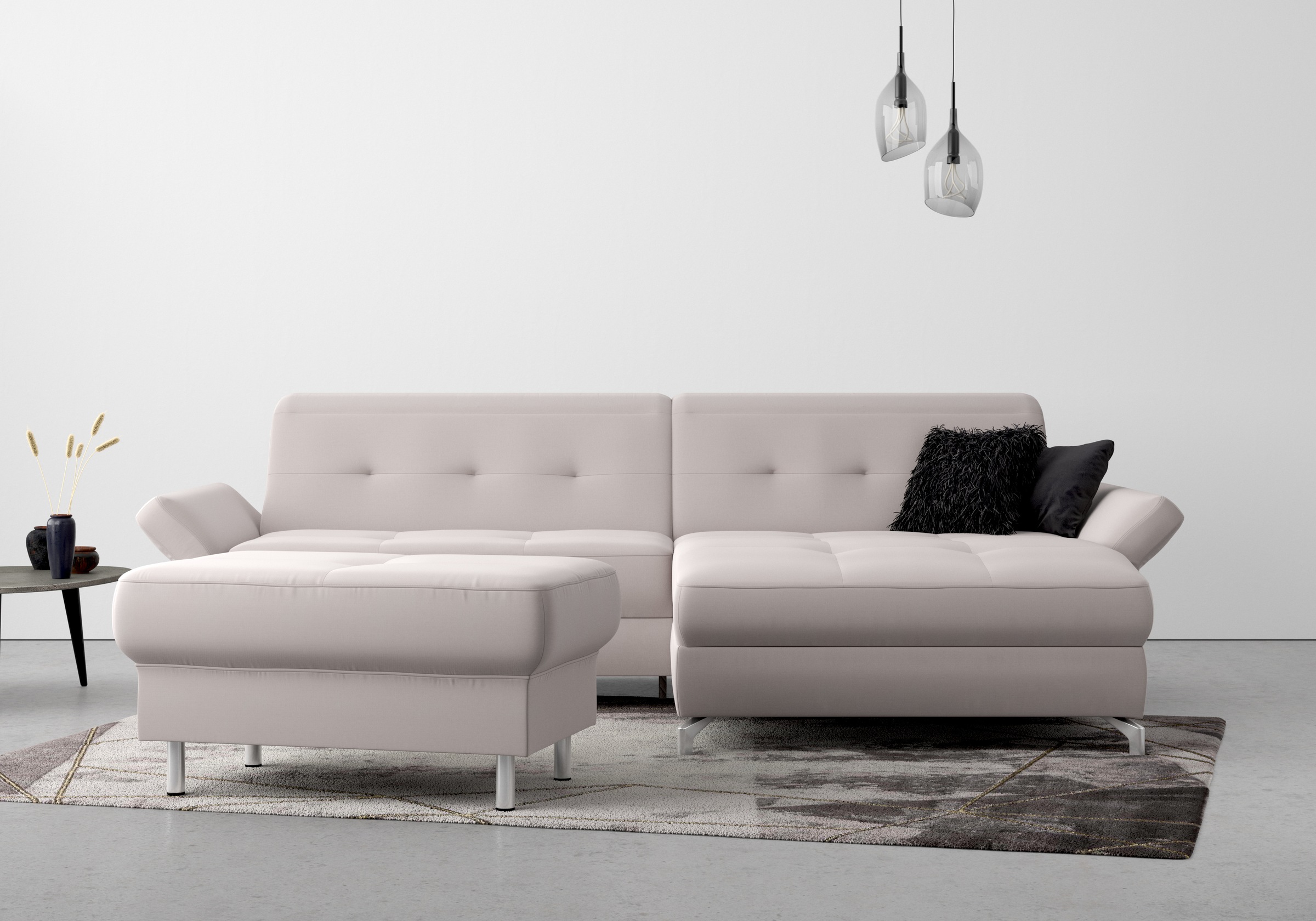 Home affaire Polsterhocker »Maredo« Federkern-Polsterung, passend zur "Maredo"-Serie