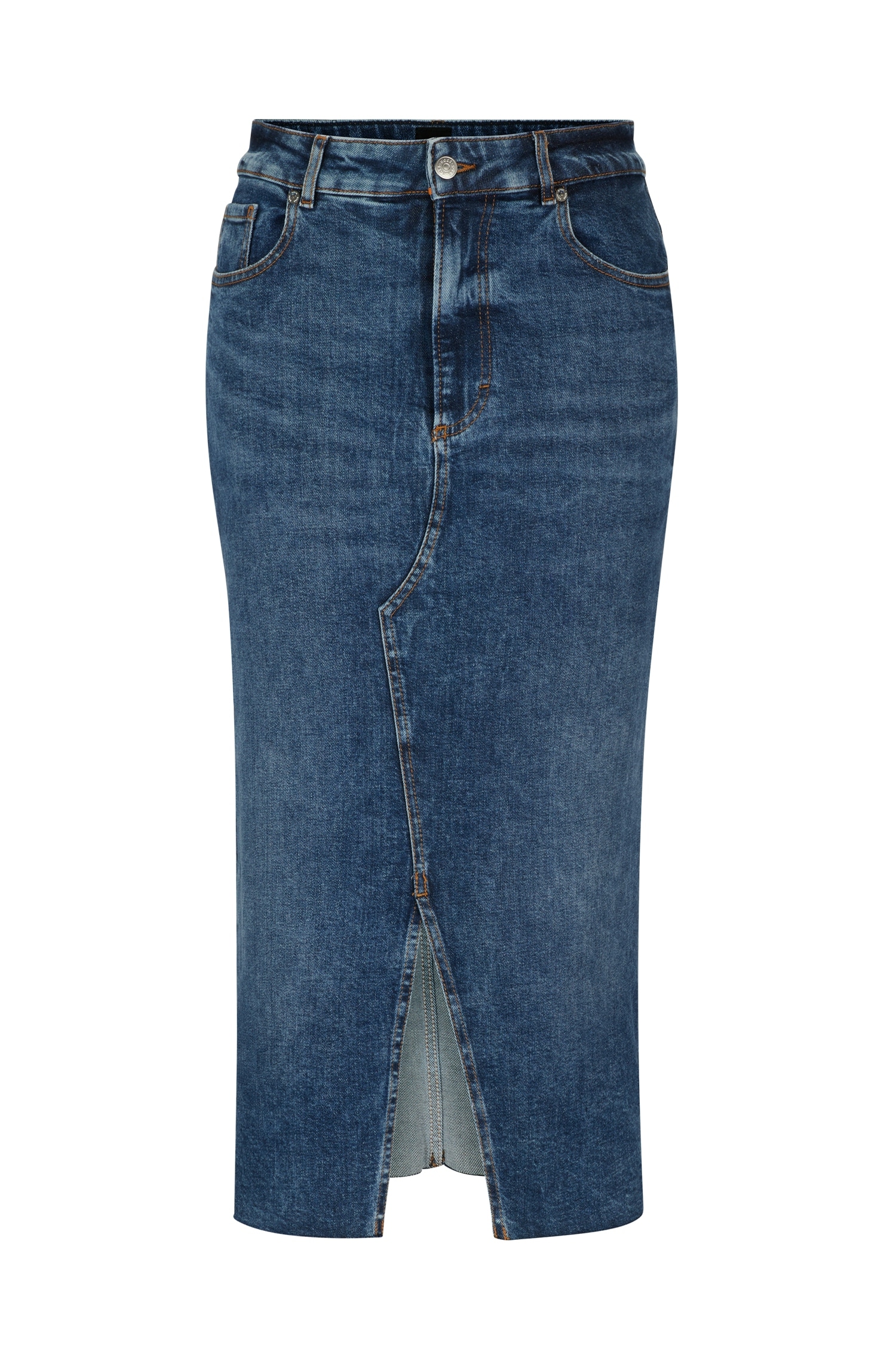 Webrock »C_DENIM SKIRT MIDI«, widerstandsfähig