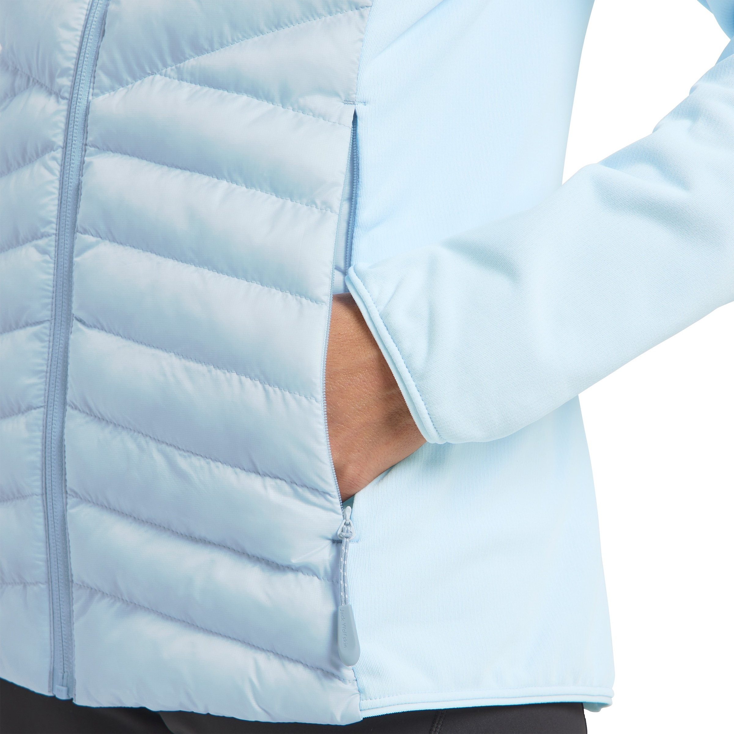 Jack Wolfskin Hybridjacke »ROUTEBURN PRO HYBRID W«, mit Kapuze