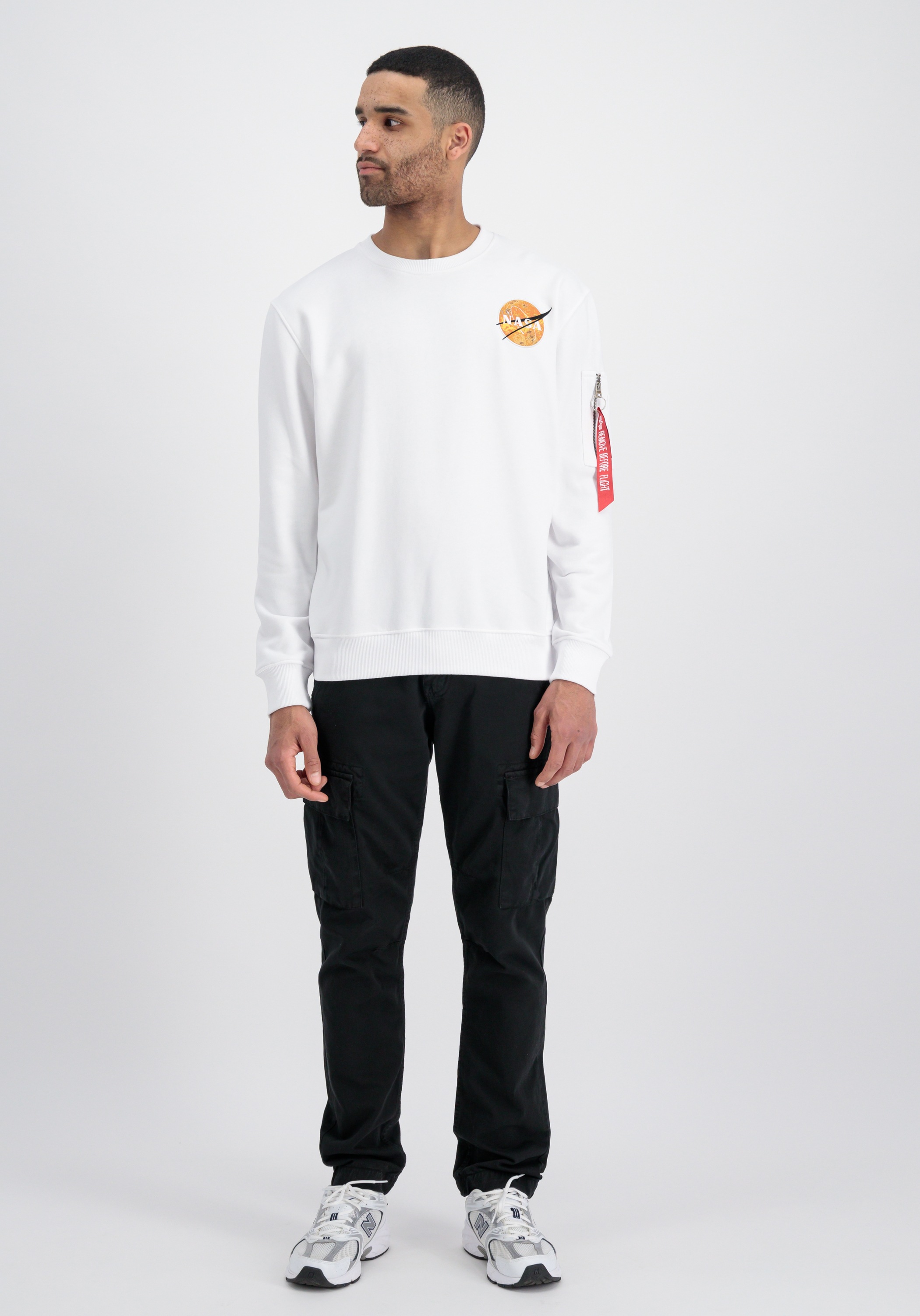 Alpha Industries Sweater »Alpha Industries Men - Sweatshirts NASA Davinci Sweater«