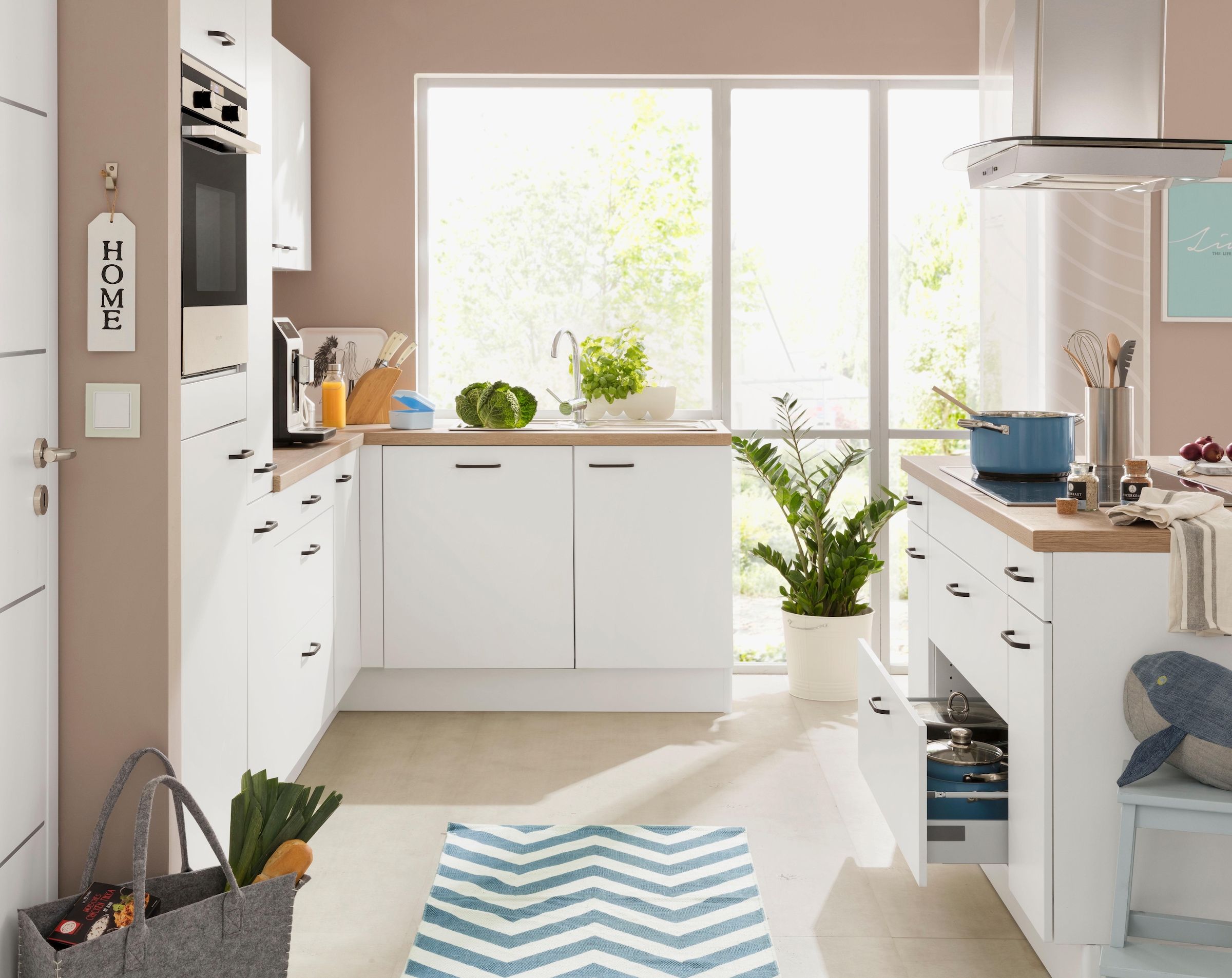 OPTIFIT Winkelküche »Elga«, Premium-Küche Stellbreite mit bei OTTO Soft-Close-Funktion, 175 bestellen 265 cm x online