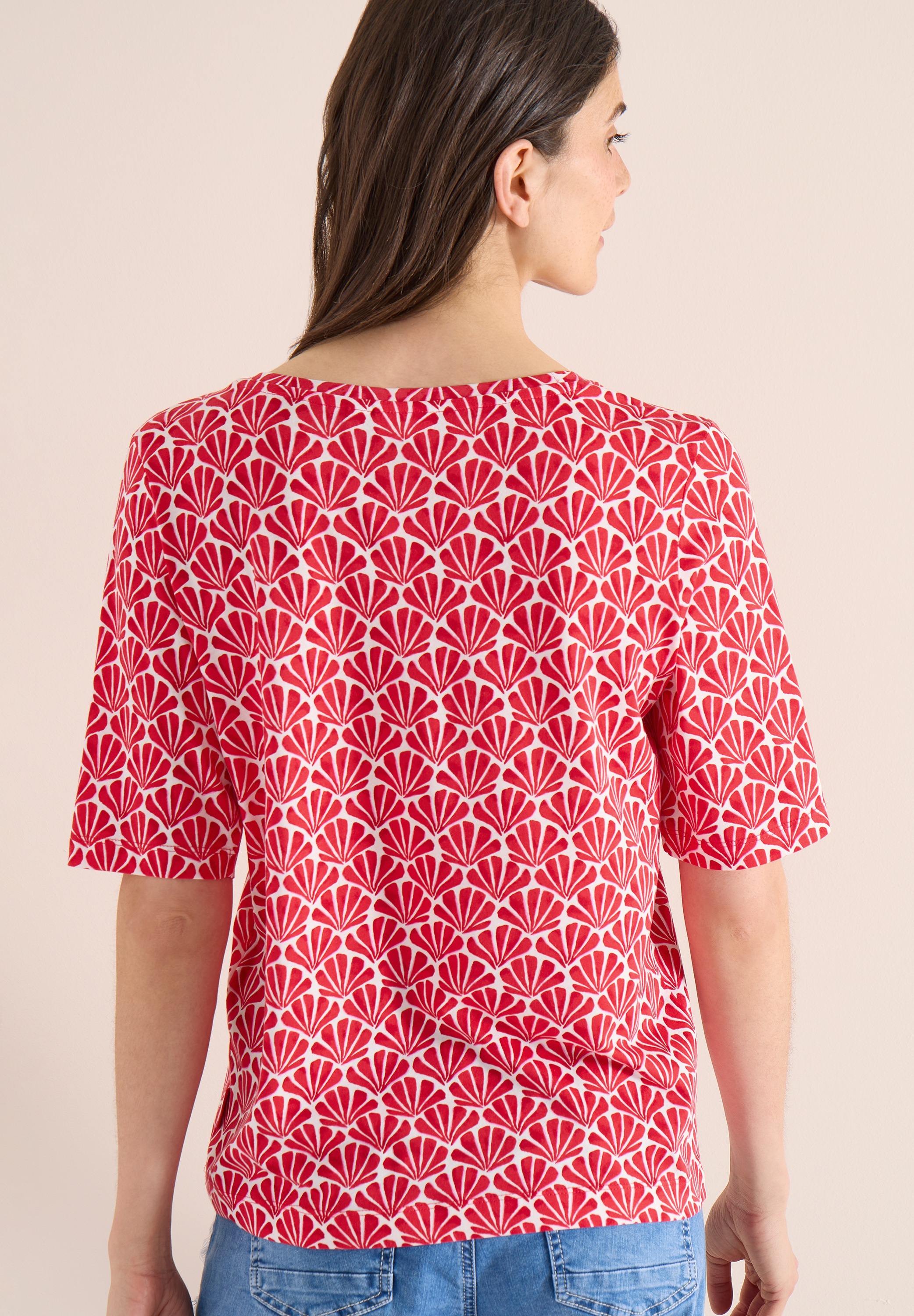 Cecil T-Shirt mit All-Over Print