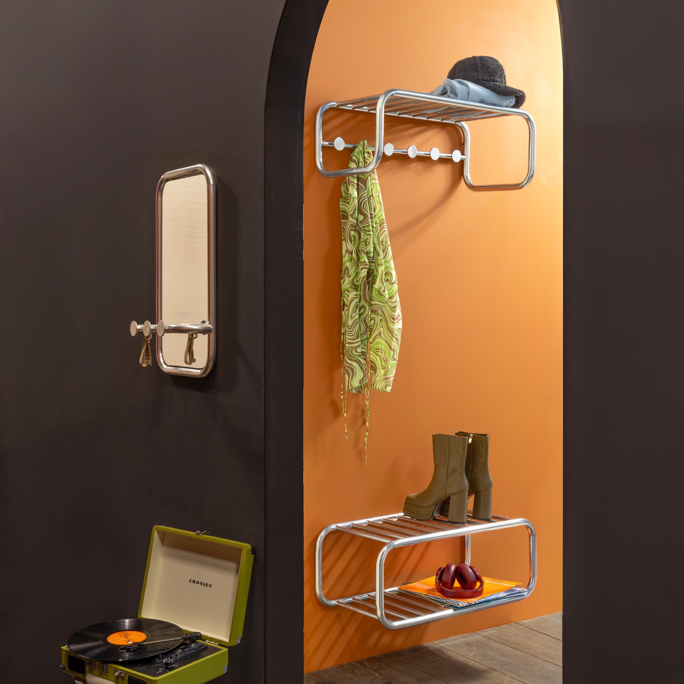 Spinder Design Garderobenleiste »RETRO Garderobe«, (1 St.)