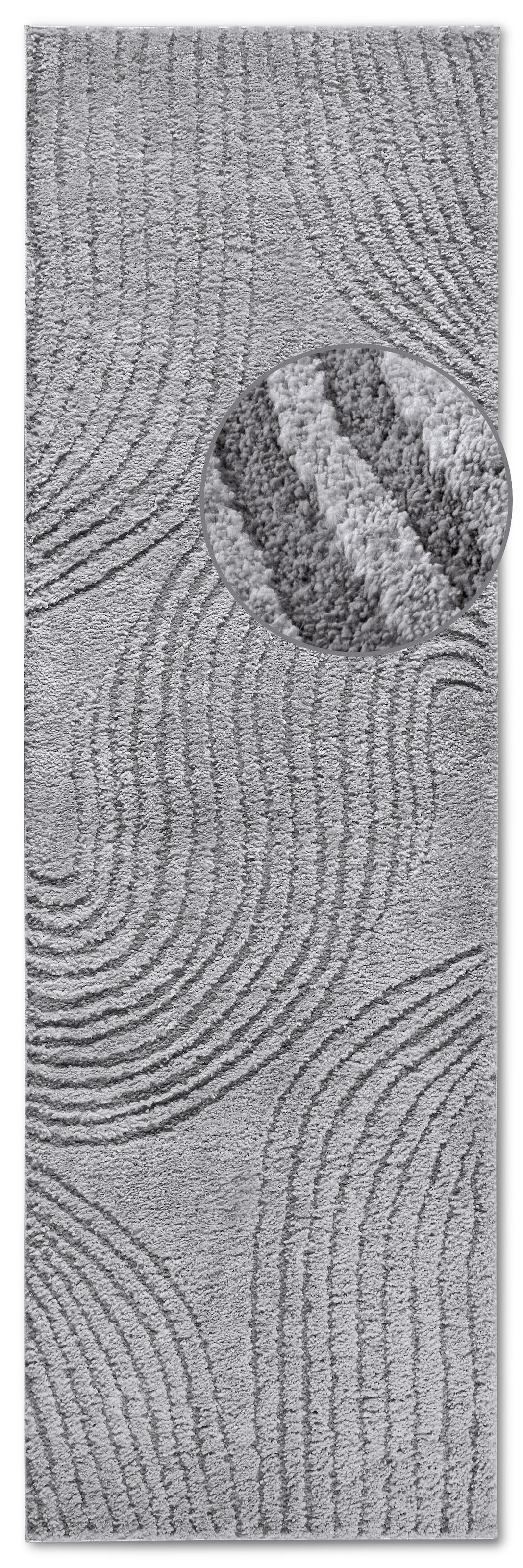 ELLE DECORATION Designteppich »Pigment«, rechteckig, 18 mm Höhe, Hochflor, Shaggy, Läufer, weich, Langflor, modern, Hoch Tief Effekt