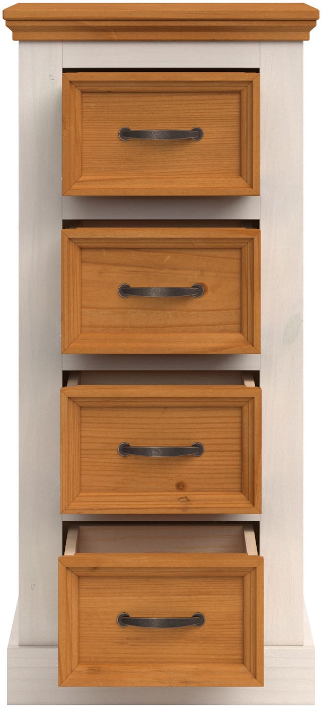 Home affaire Kommode »Selma«, mit 4 Schubkasten, Breite 45 cm