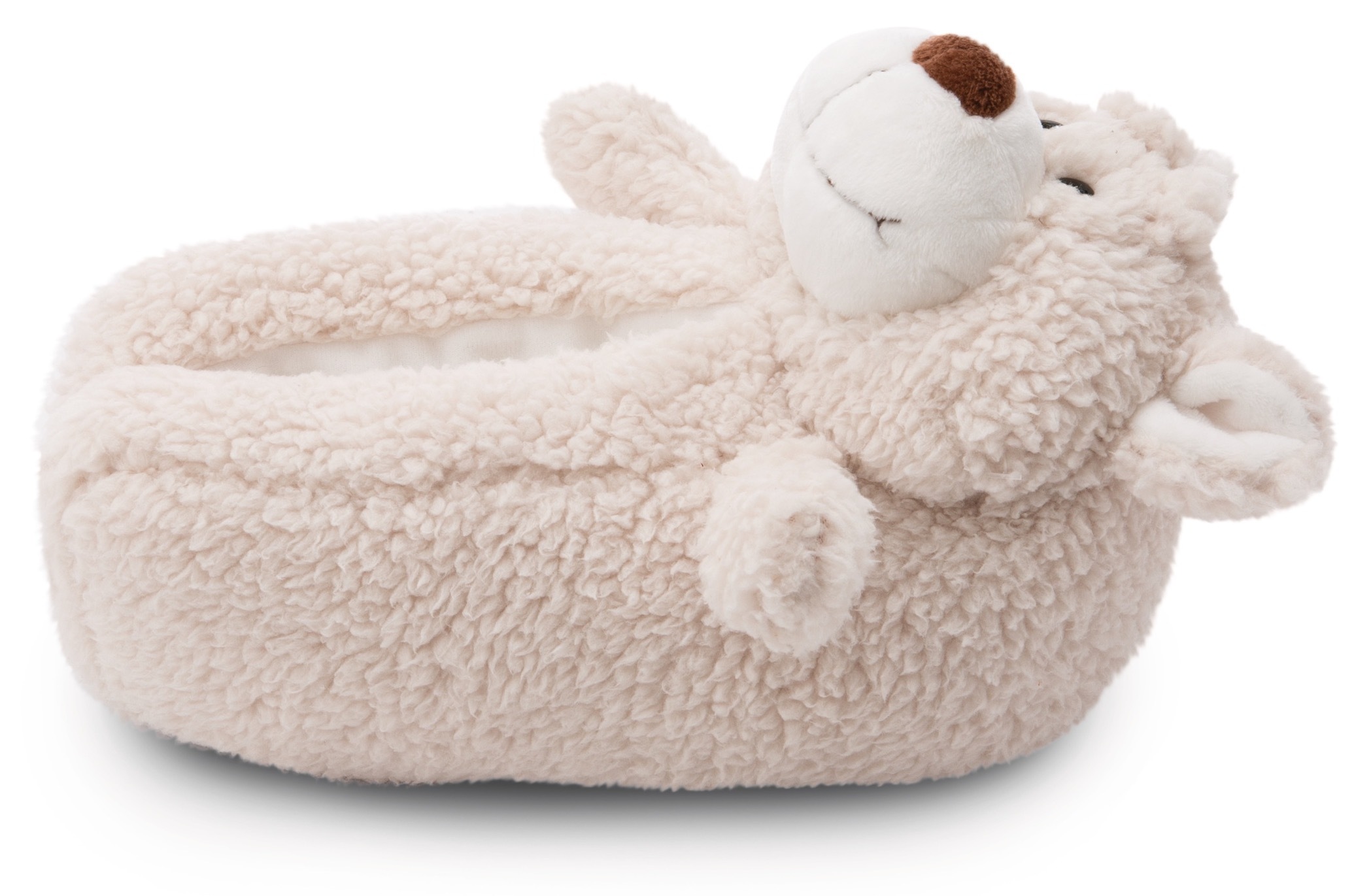 Nici Plüsch Hausschuhe »Nici Green BÄR BENDIX«  Pantoffel, Kuscheltier-Hausschuh mit Bären Motiv