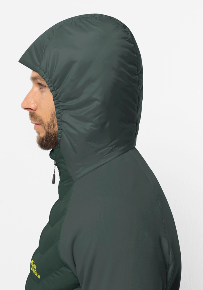 Jack Wolfskin Hybridjacke »ROUTEBURN PRO HYBRID M«, mit Kapuze