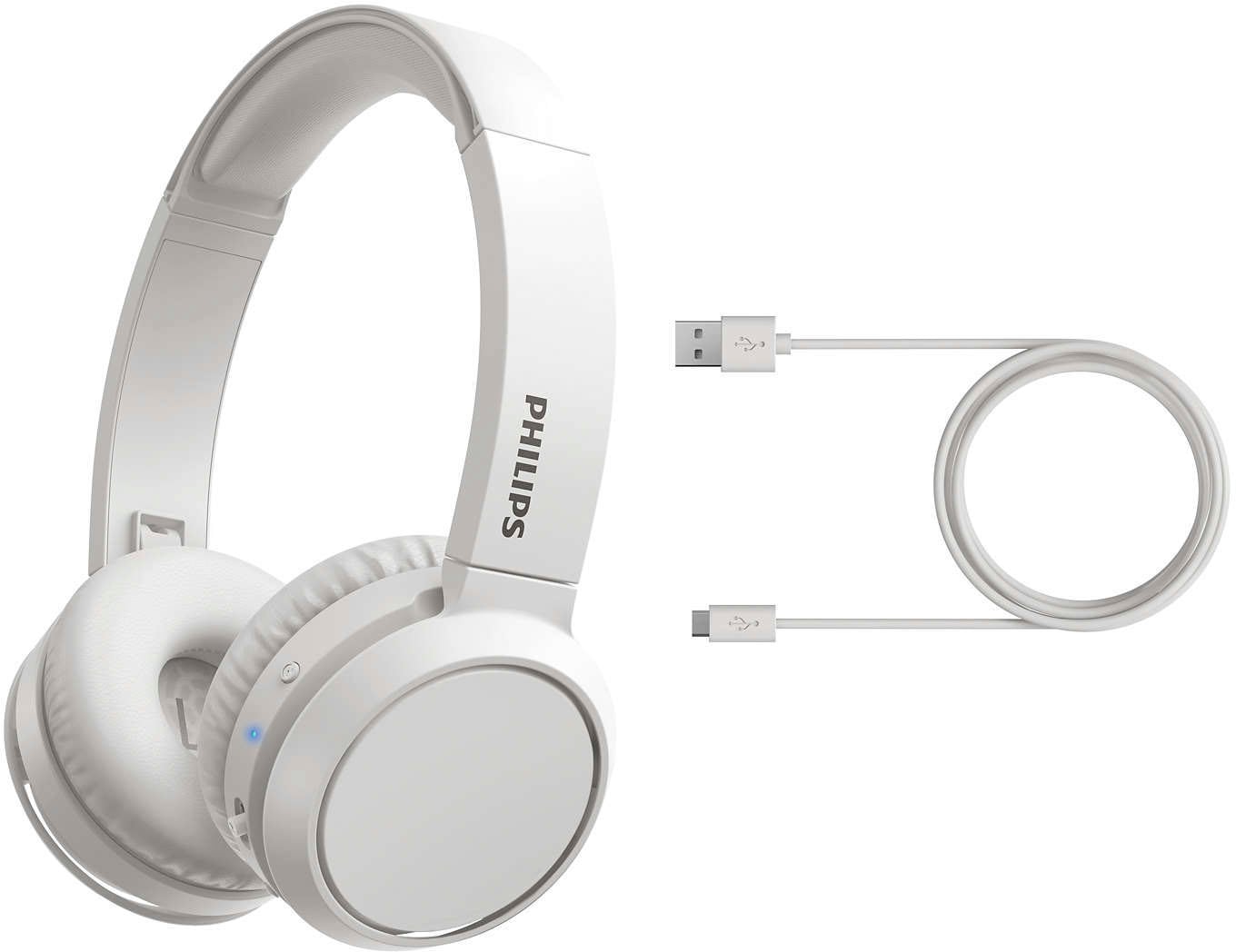 Philips On-Ear-Kopfhörer »TAH4205«, Bluetooth-A2DP Bluetooth-AVRCP Bluetooth-HFP-HSP, integrierte Steuerung für Anrufe und Musik-Geräuschisolierung