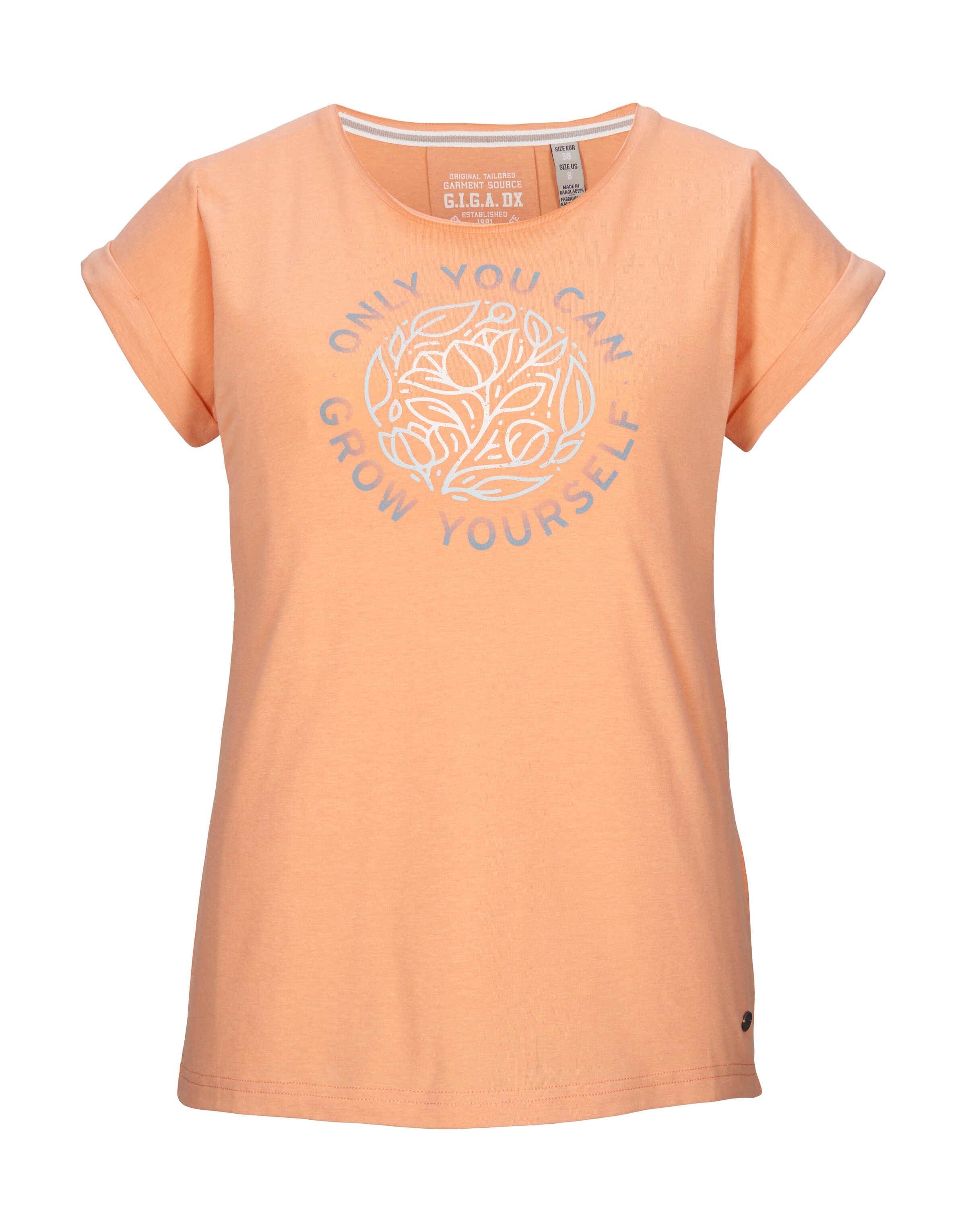 G.I.G.A. DX by killtec T-Shirt »GS 40 WMN TSHRT« Weiches T-Shirt mit Stretch, Print und gekrempelten Ärmeln