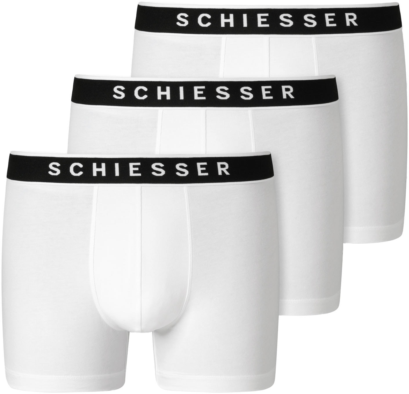 Schiesser Boxer »"95/5"«, (3er-Pack), mit sportlichem Webgummibund