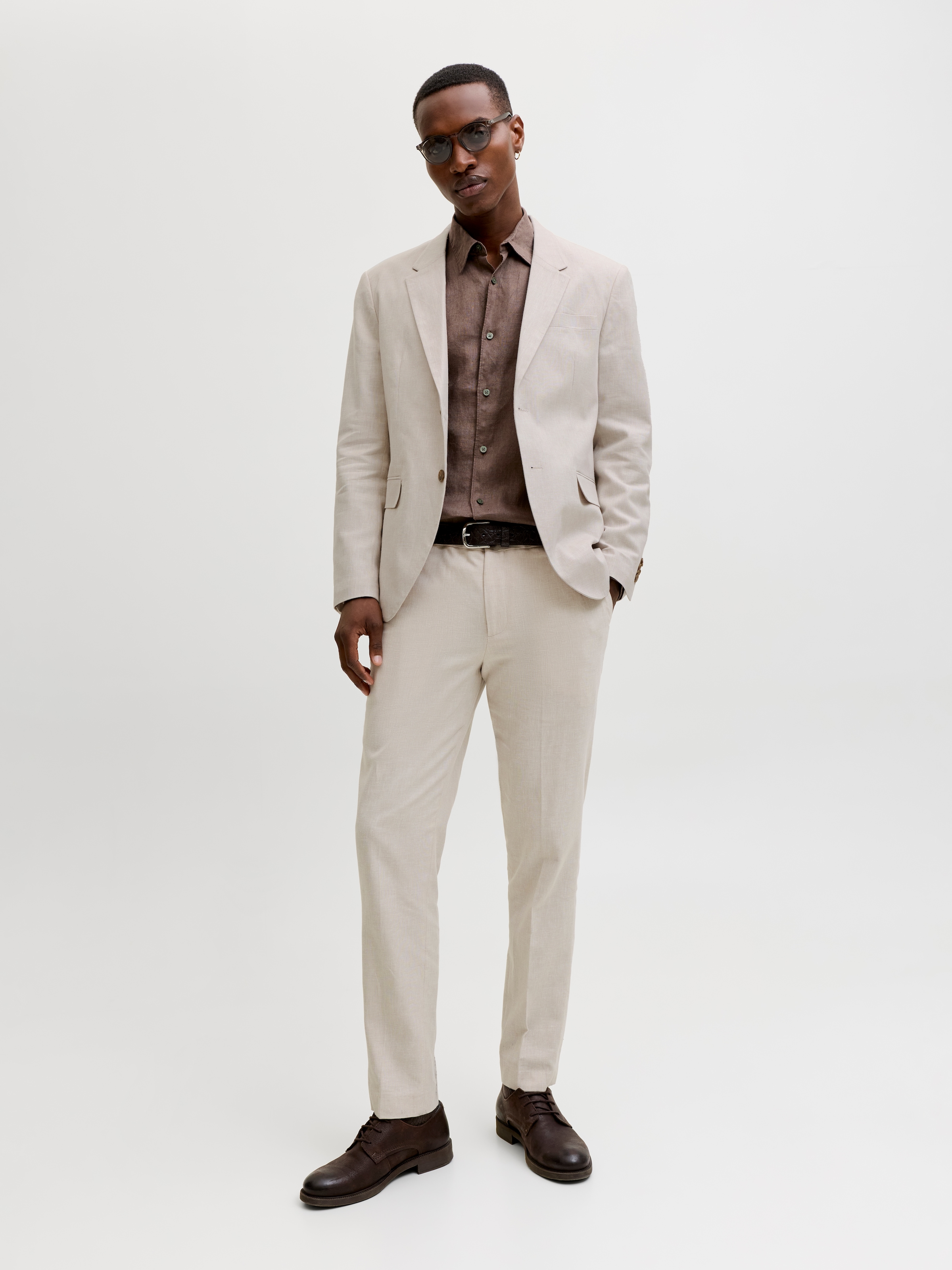 Jack & Jones Stoffhose »JPRMARTIN SUMMER TRS LINEN BLEND NO06 SN«  Baumwollmischung